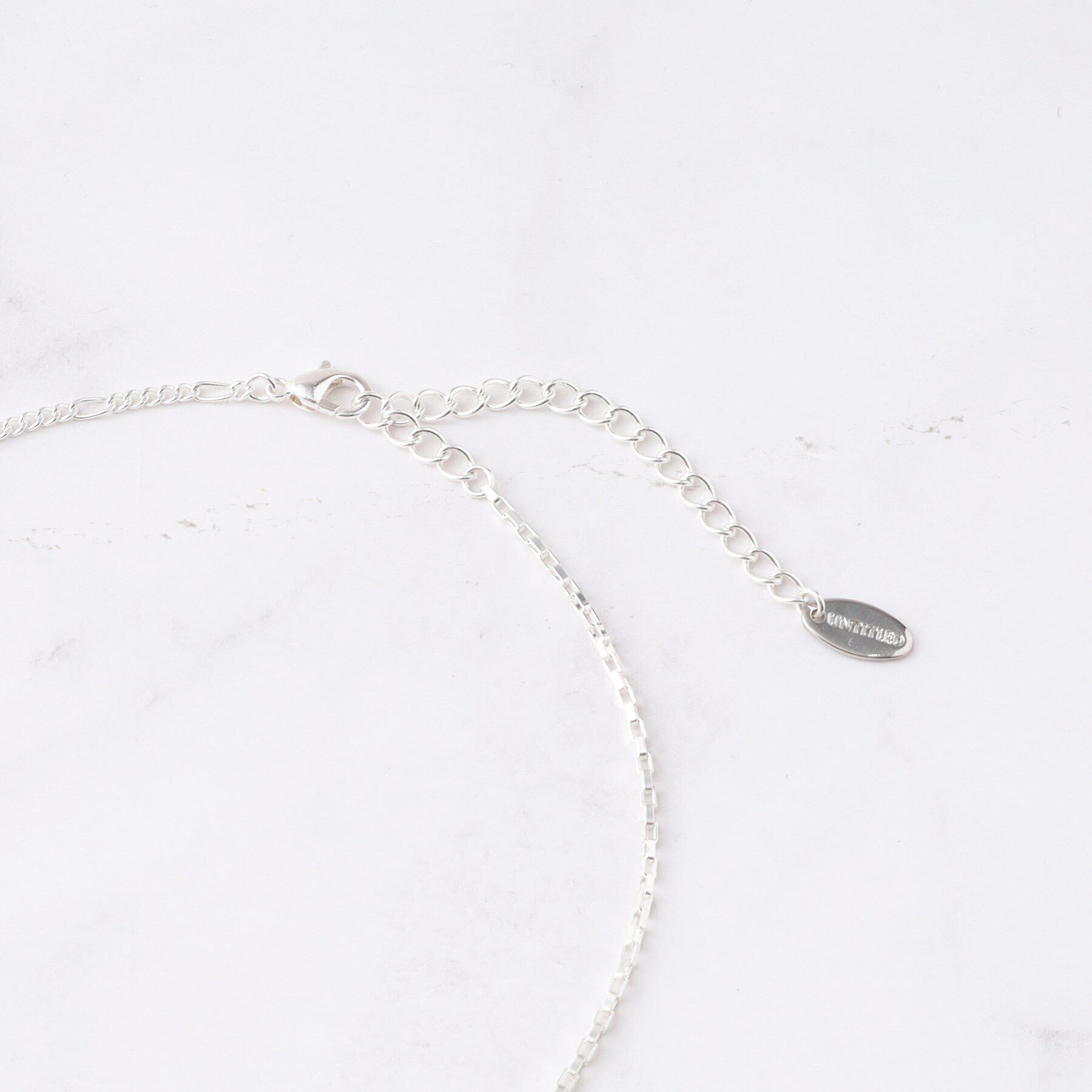 UNTITLED「Y字ミックスチェーンネックレス」|ネックレス|