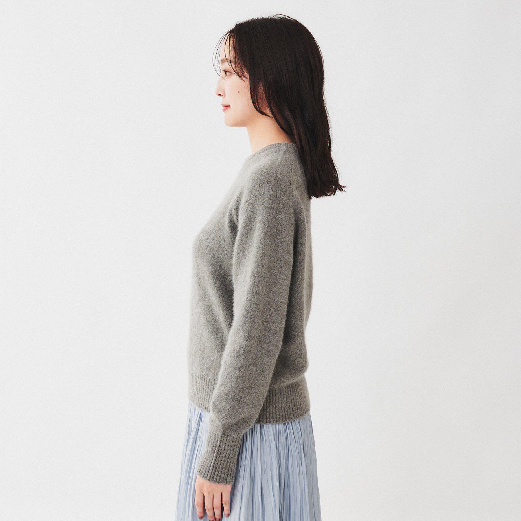 UNTITLED「ウールフォックス クルーネックプルオーバーニット」|ニット・セーター|