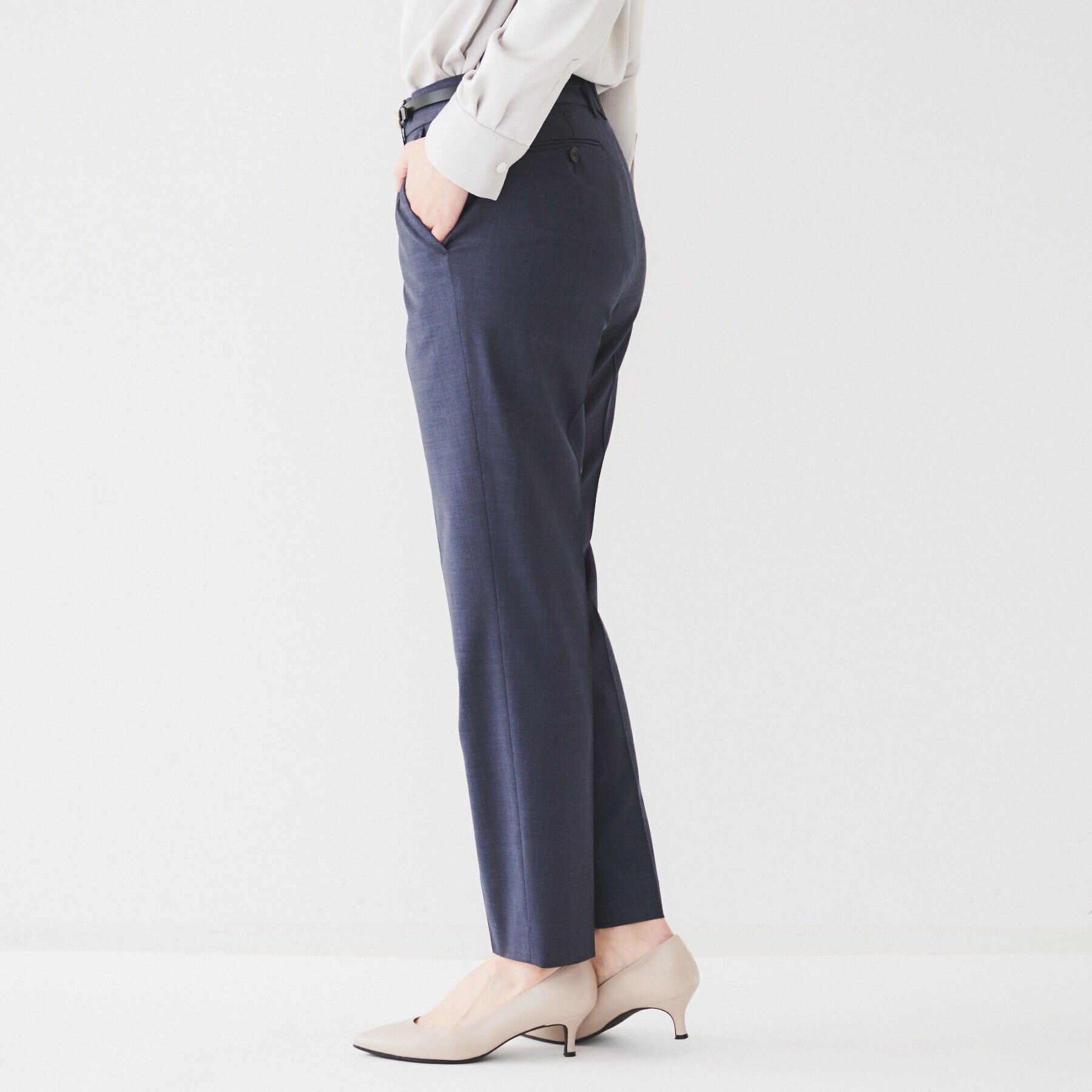 UNTITLED「【通勤スーツ】ウーステッド テーパードパンツ」|その他|
