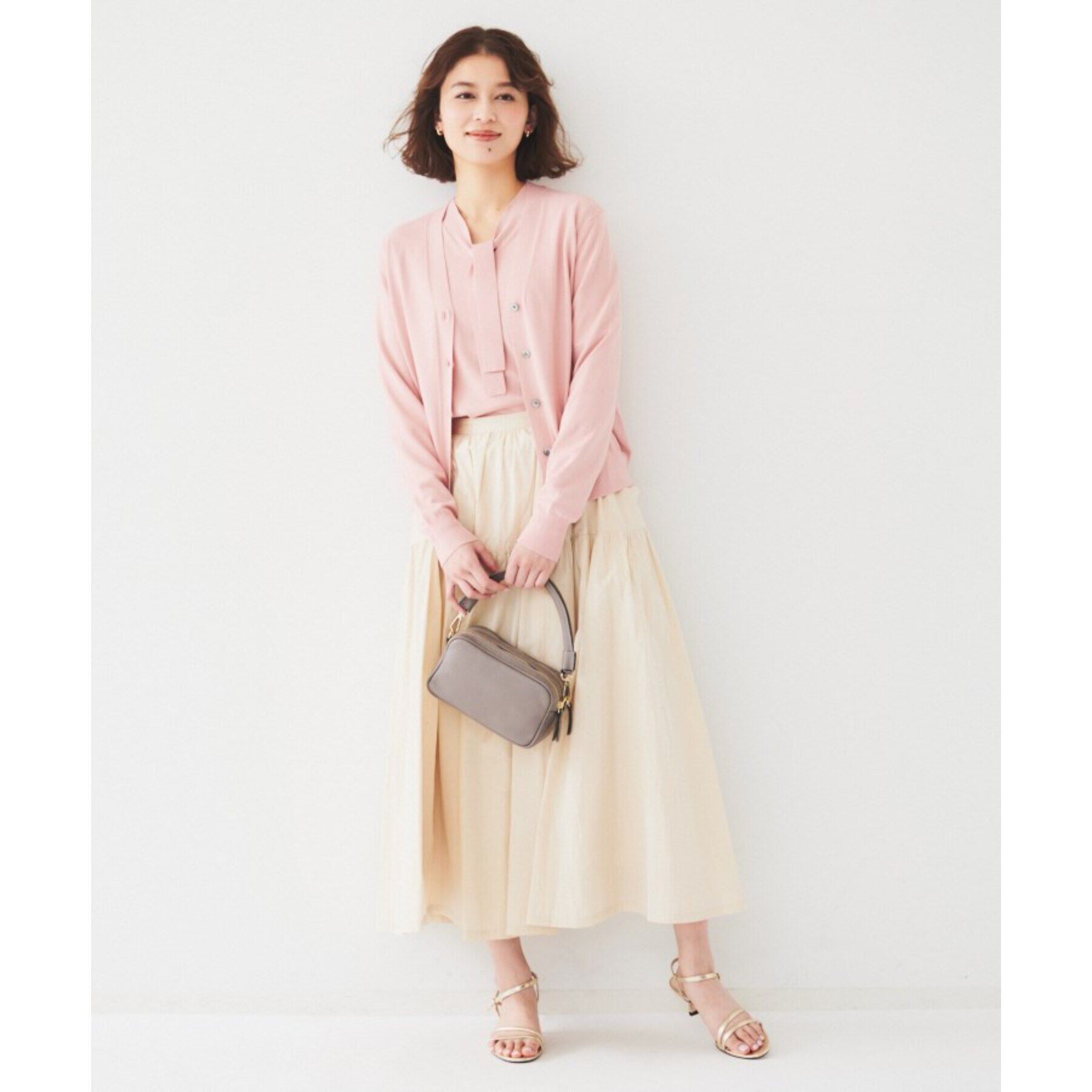 UNTITLED「ライトコットン ティアードスカート」|スカート|