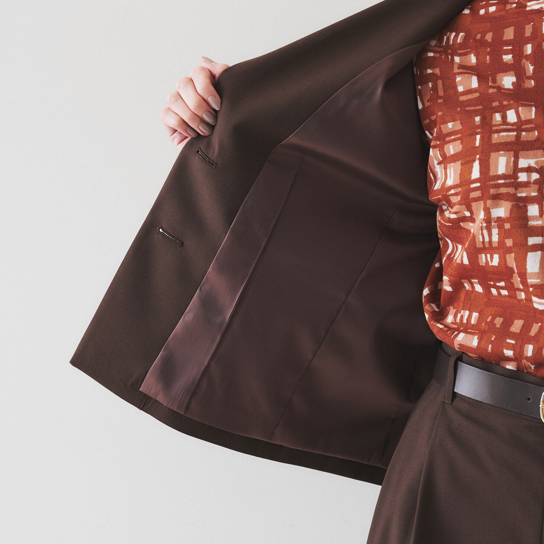 UNTITLED「【オンオフ使える/セットアップ可能】トロピカルウール シングルブレストジャケット」|テーラードジャケット|