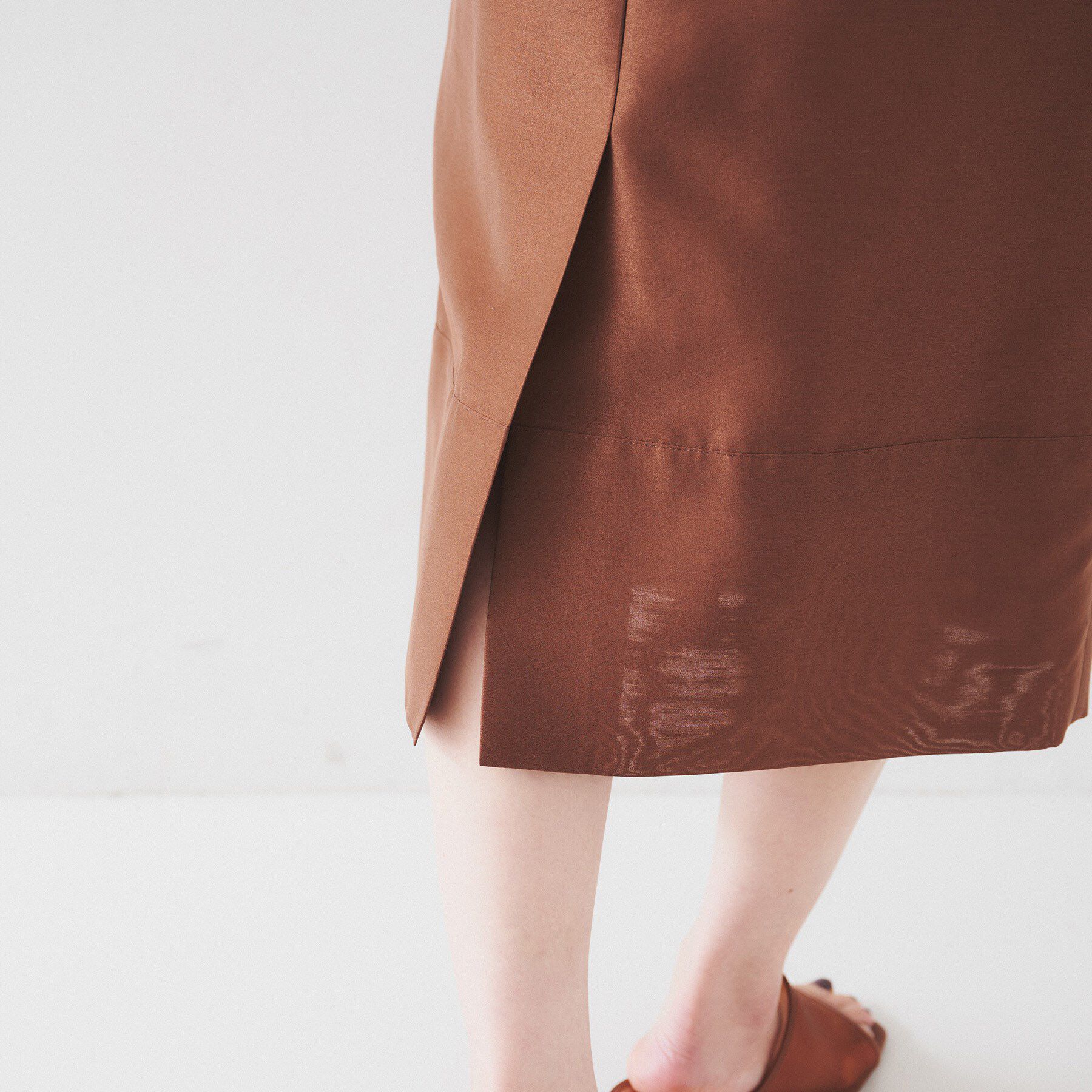 UNTITLED「【セットアップ可能】オーガンジー ペンシルスカート」|スカート|