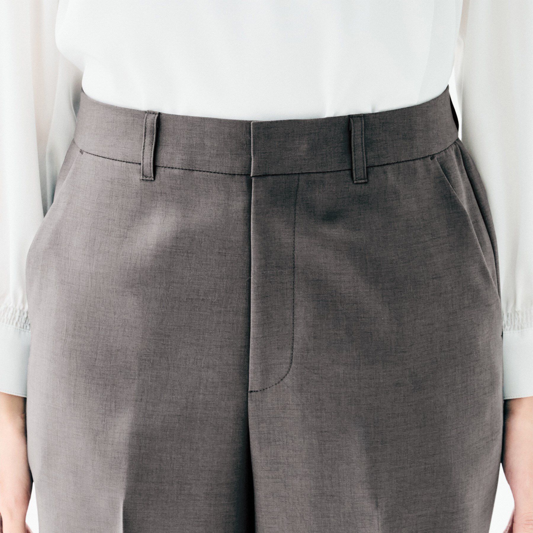 UNTITLED「【イージーケア/接触令感/UVカット】エアリー ワイドパンツ」|その他|