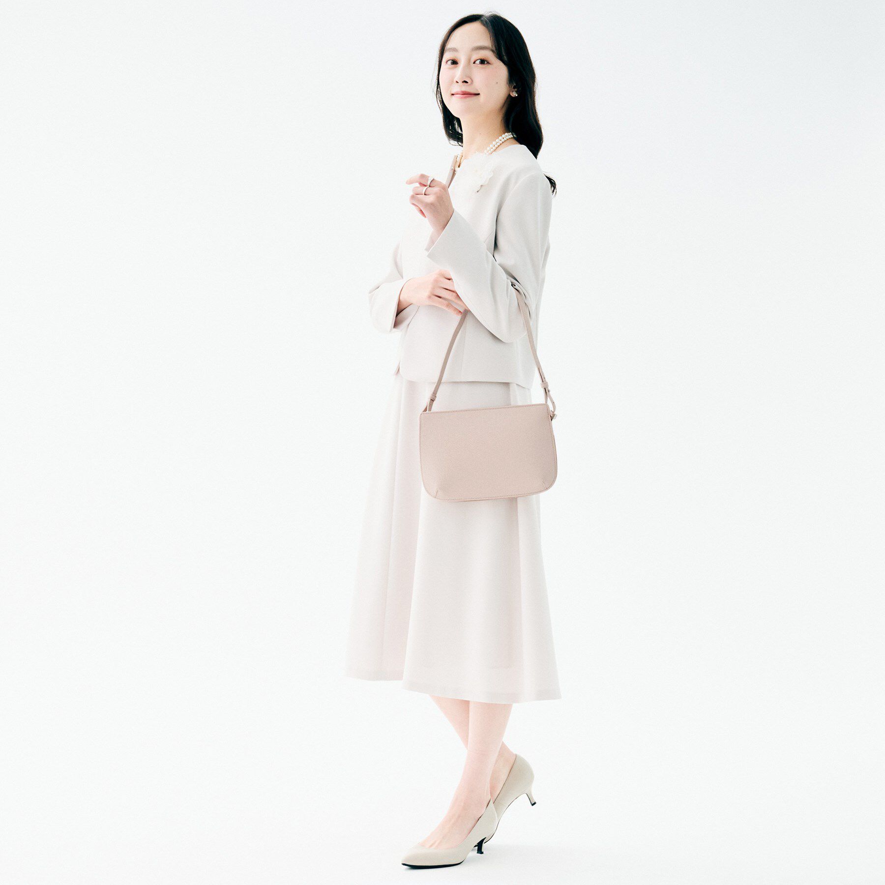 UNTITLED「スプリットレザーフラットショルダー」|ショルダー・メッセンジャー|