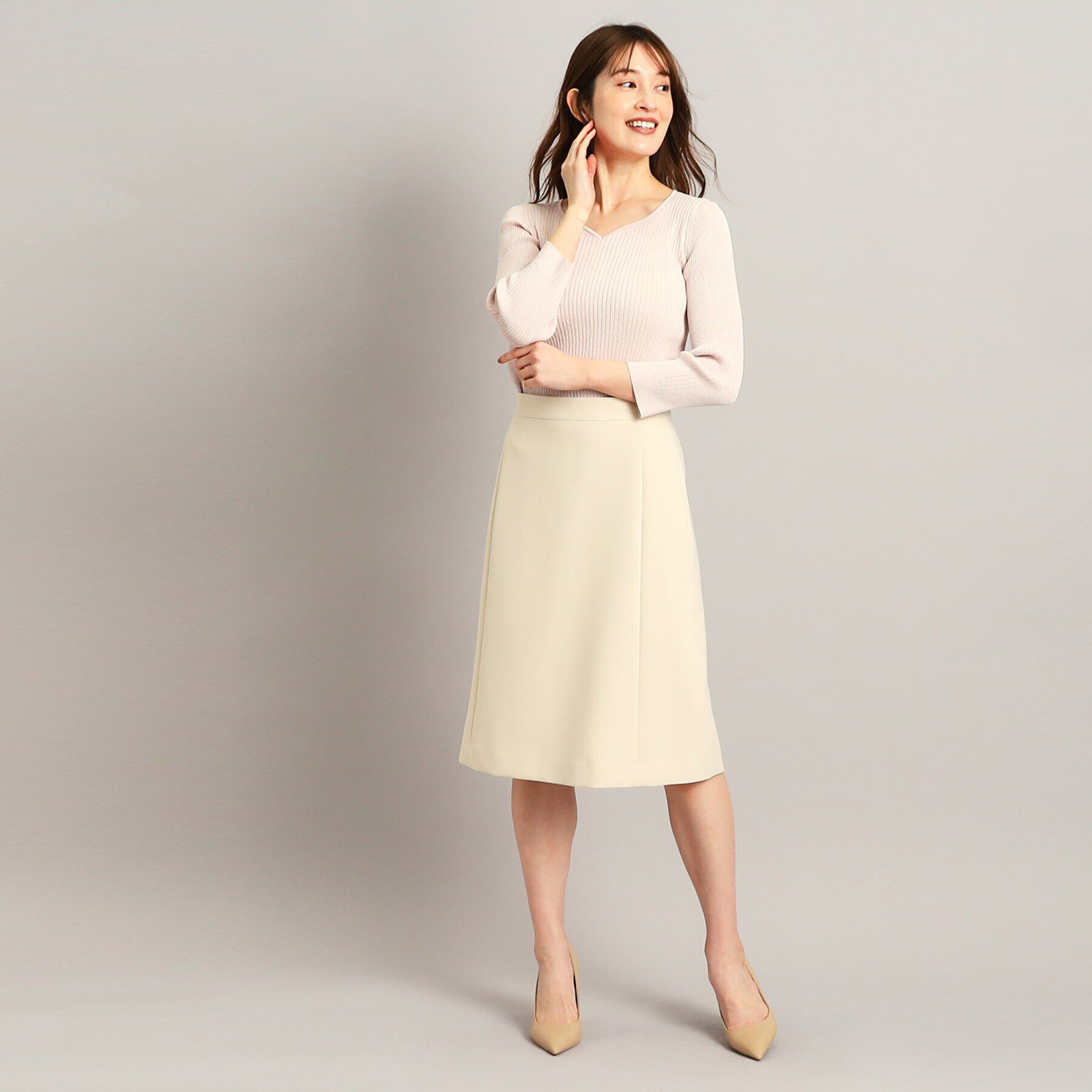 COUP DE CHANCE「【洗える】上品に華やぐラメニット」|ニット・セーター|