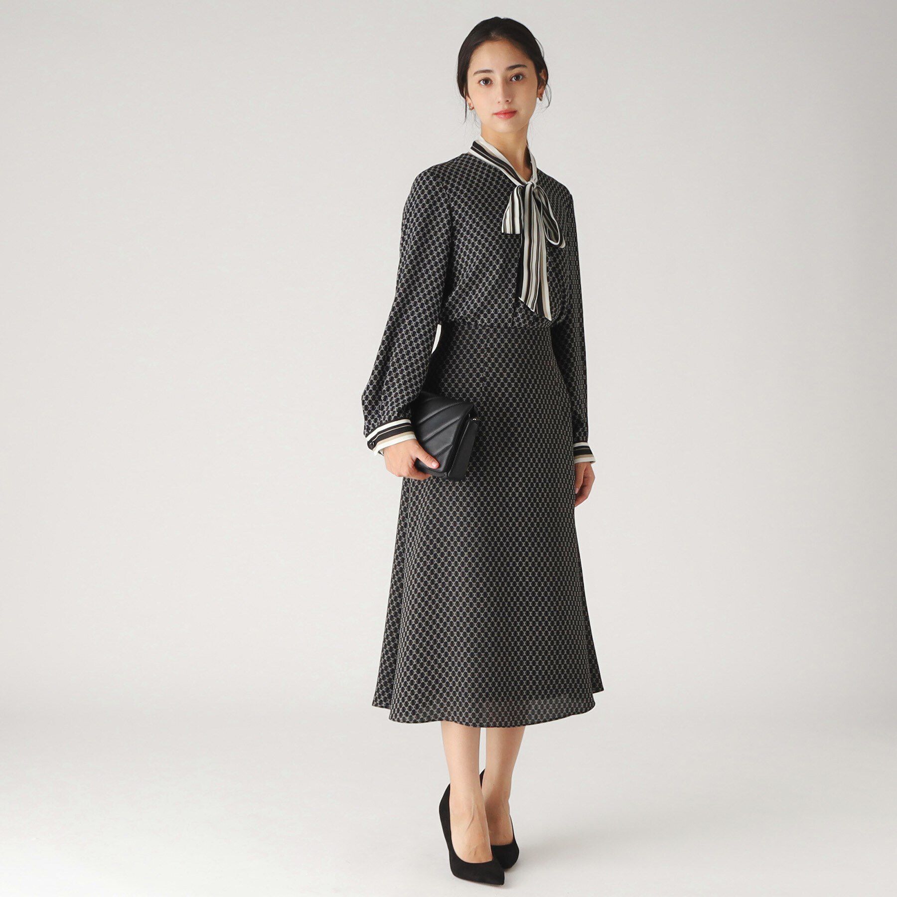 COUP DE CHANCE「【洗える／日本製／ゴム入り】柄フレアスカート」|スカート|