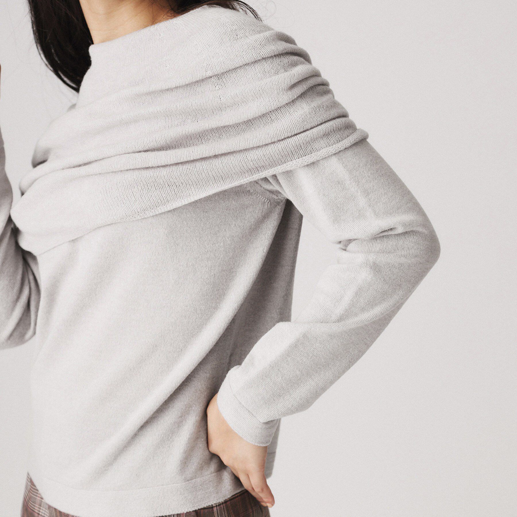 COUP DE CHANCE「【日本製】オフショルニットプルオーバー」|ニット・セーター|