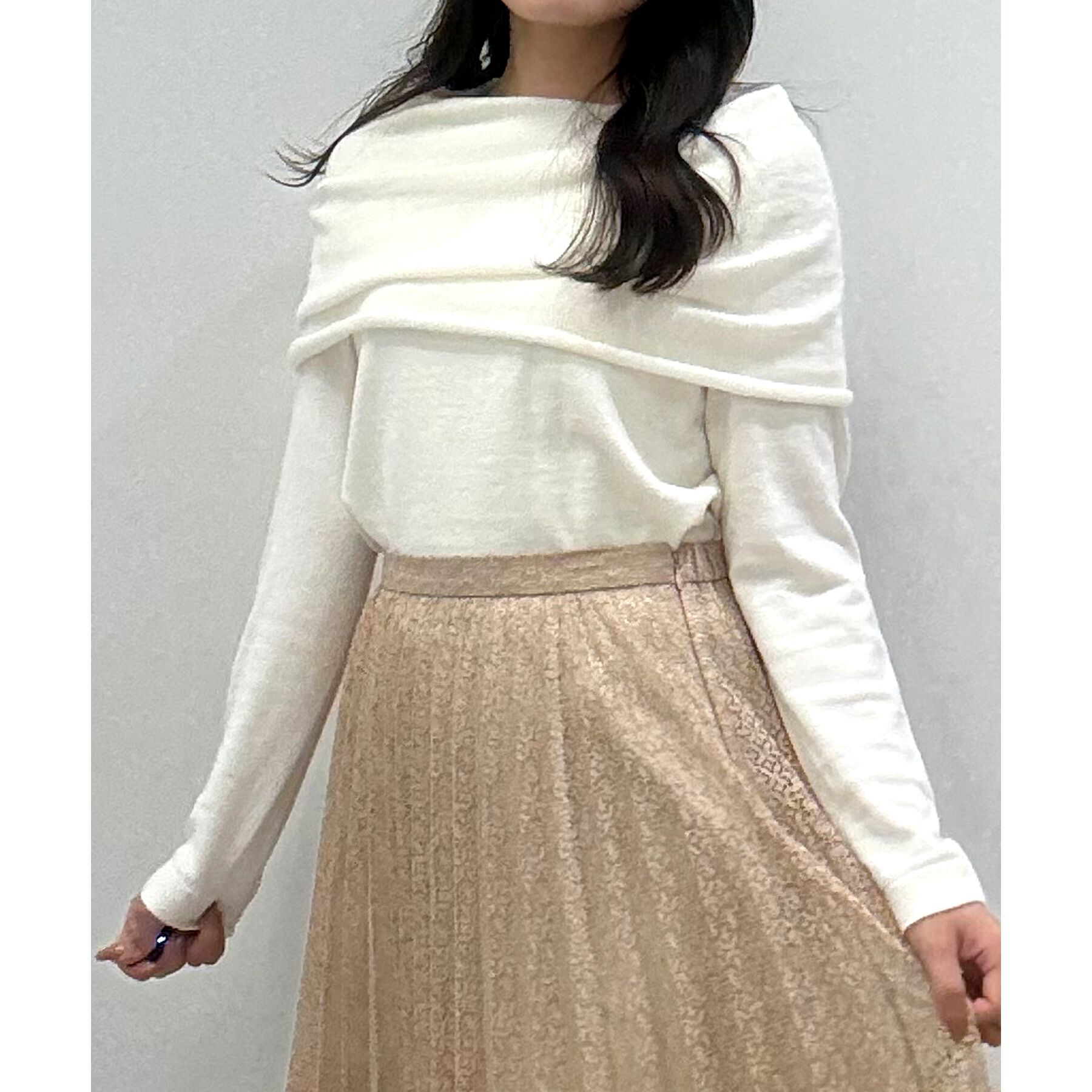 COUP DE CHANCE「【日本製】オフショルニットプルオーバー」|ニット・セーター|