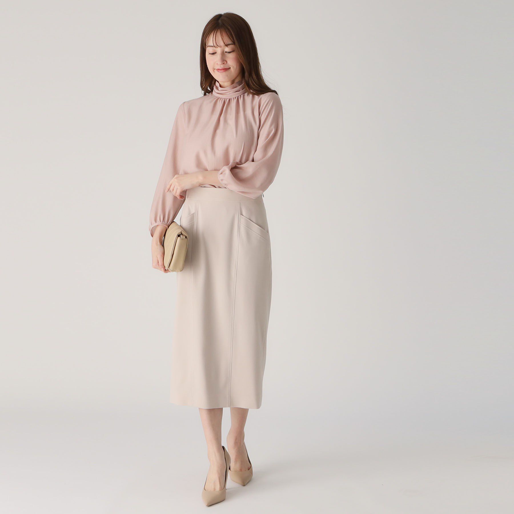 COUP DE CHANCE「【洗える／日本製】ねじりデザインブラウス」|シャツ・ブラウス|