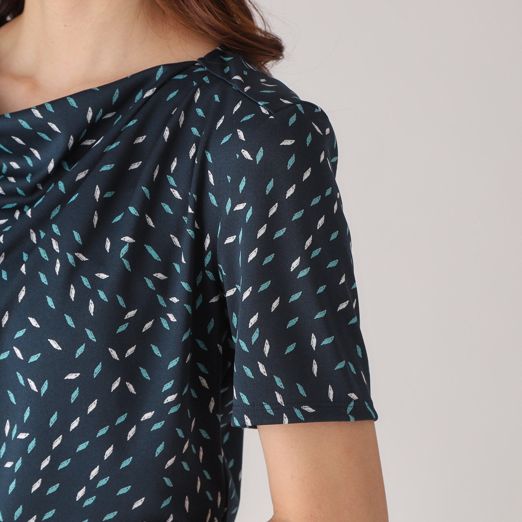 COUP DE CHANCE「【洗える／日本製】ジオメトリック柄カットソー」|Tシャツ・カットソー|