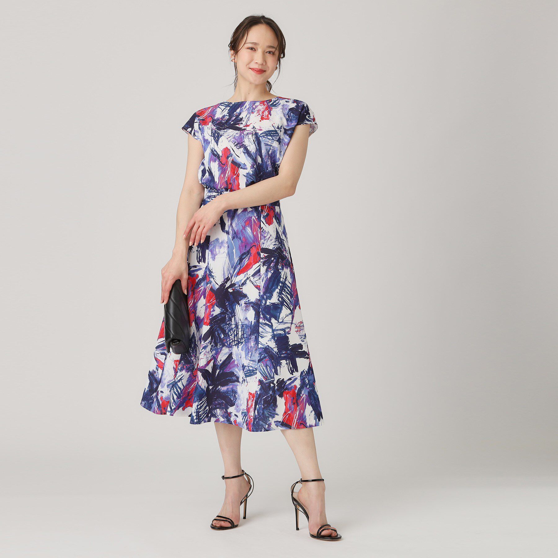 COUP DE CHANCE「【洗える／日本製】プリント柄フレアスカート」|スカート|