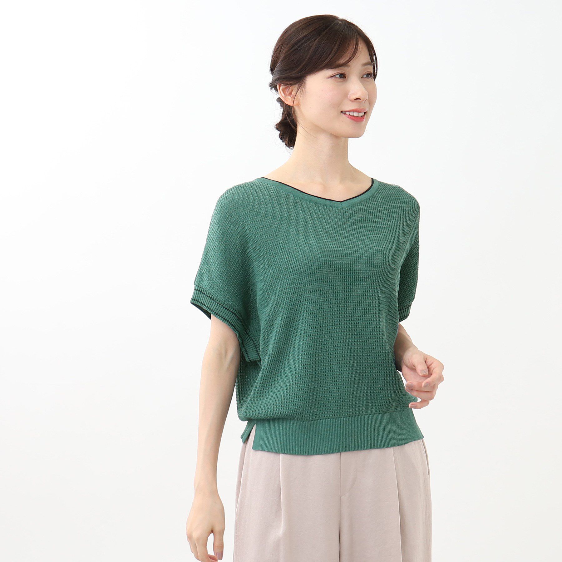 Reflect「【WEB限定カラーあり／洗える】ラメプルオーバーニット」|ニット・セーター|