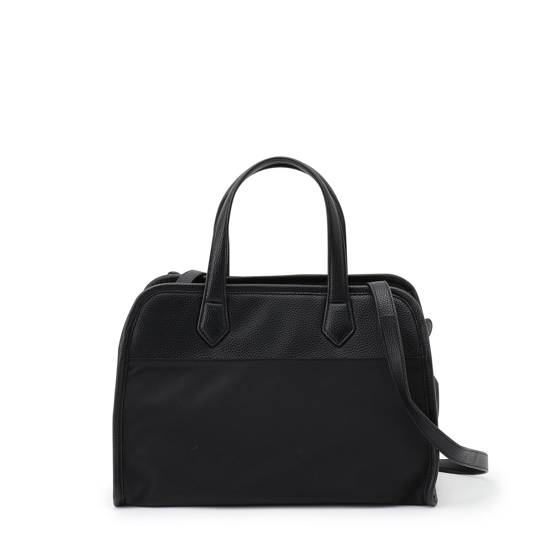 Reflect「【マチがしっかり！大容量】異素材トートバッグ」|トートバッグ|ブラック(019)