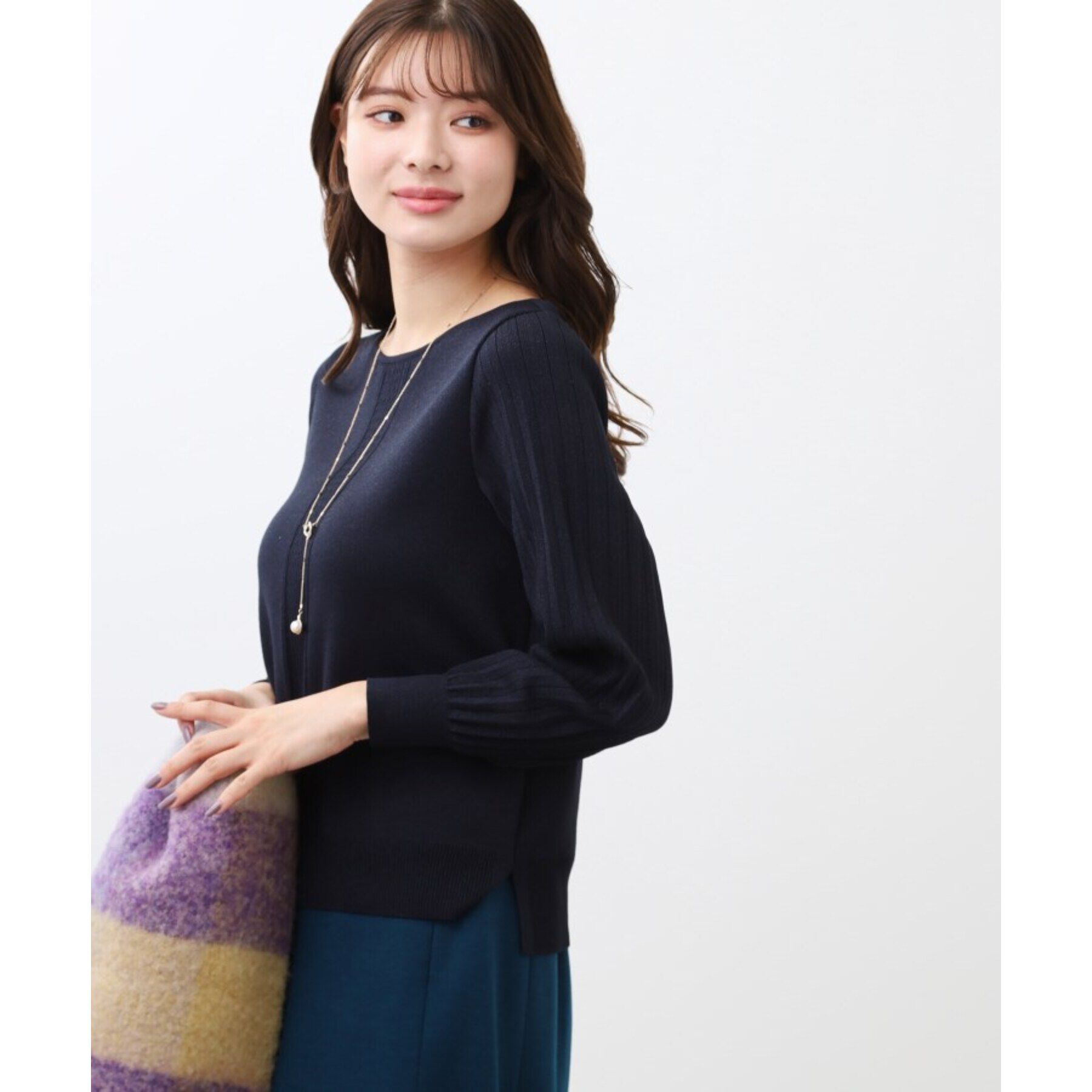 Reflect「モヘヤ混チャンキーマフラー」|ストール|