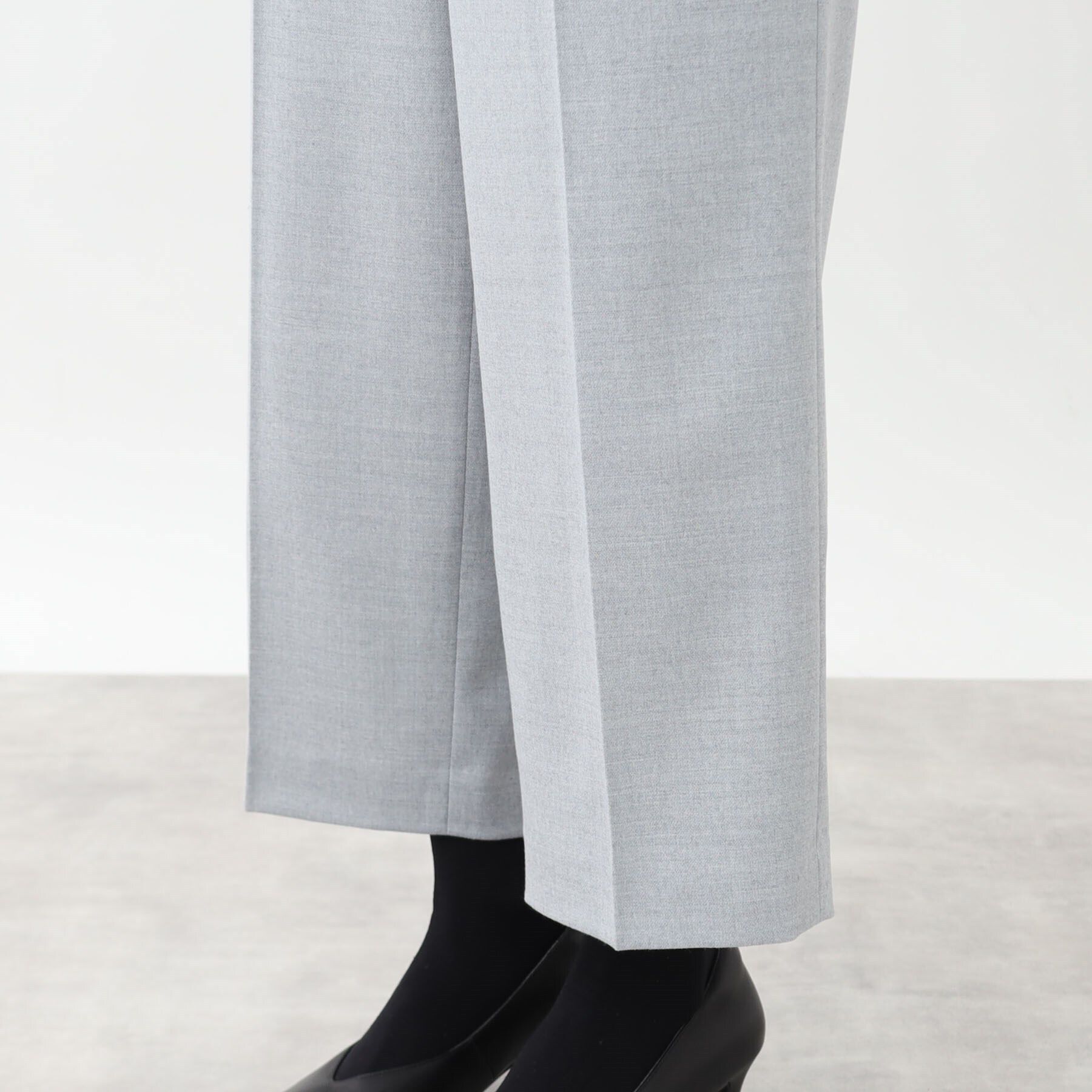 Reflect「【すっきりシルエット】ウール混ワイドパンツ」|その他|