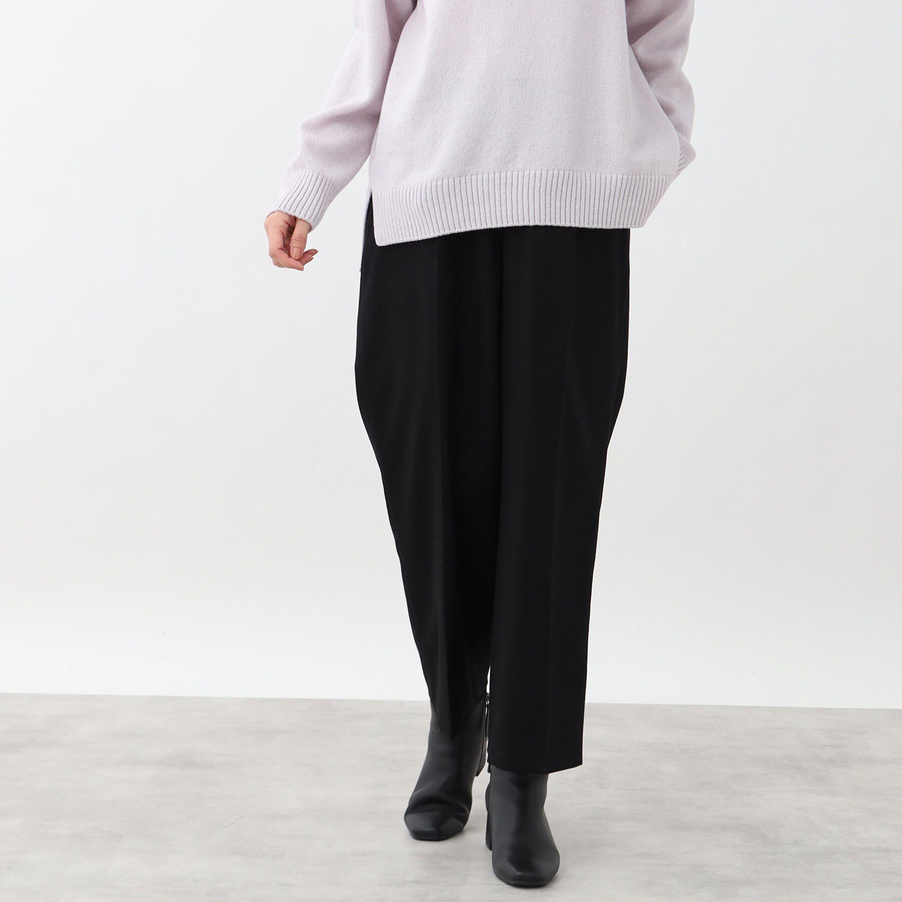 Reflect「【すっきりシルエット】ウール混ワイドパンツ」|その他|