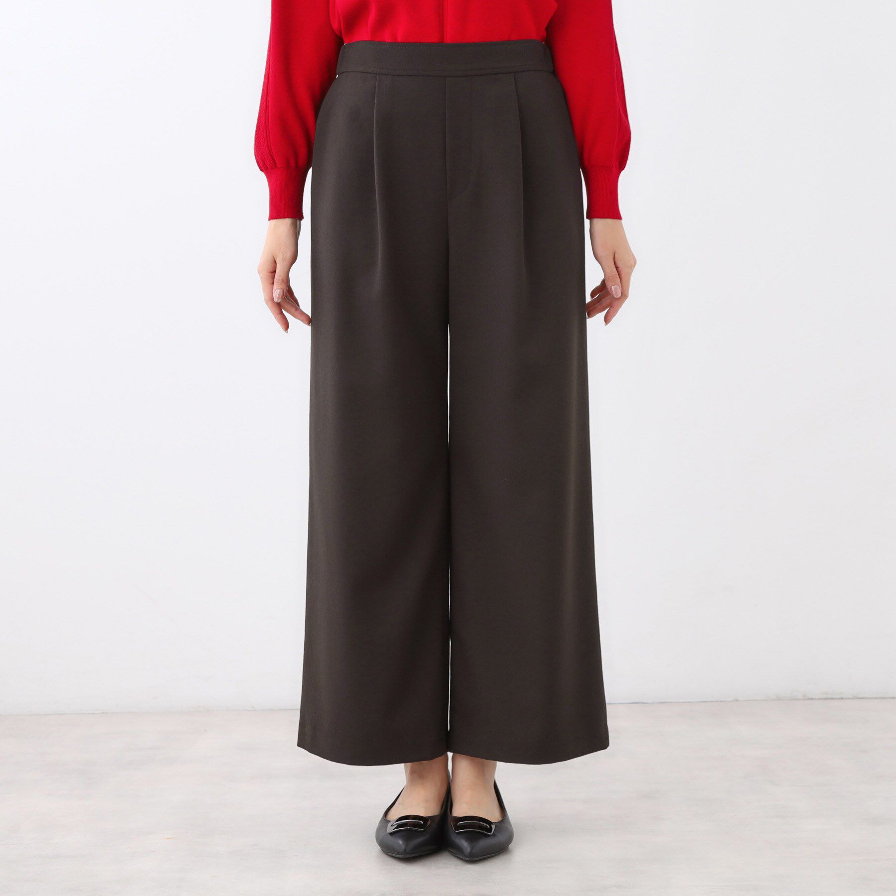 Reflect「【すっきりシルエット】ワイドクロップドパンツ」|その他|