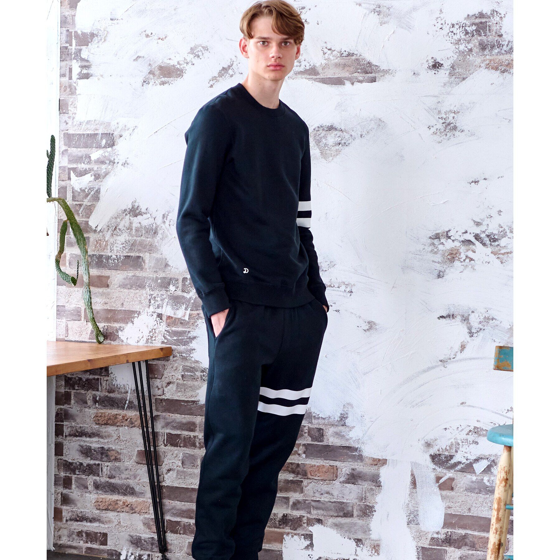 DRESSTERIOR「【セットアップ可/Safari12月号｜Monomx11月号掲載】ツーライン 裏起毛スウェットパンツ」|その他|