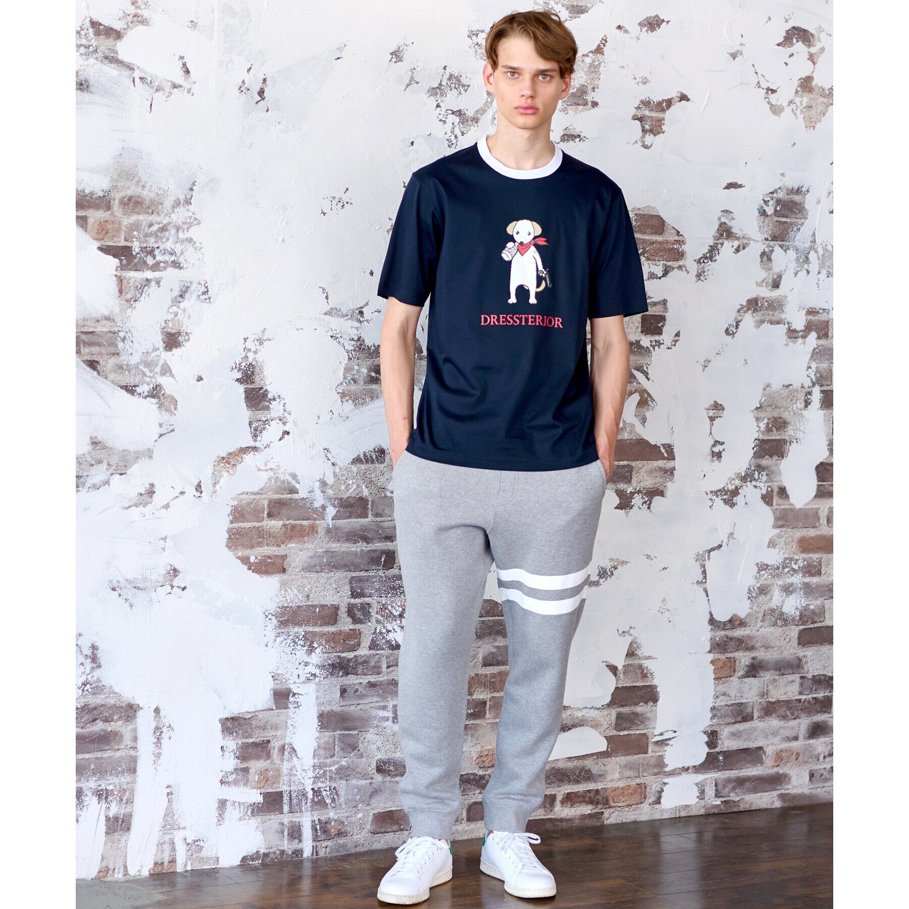 DRESSTERIOR「【セットアップ可/Safari12月号｜Monomx11月号掲載】ツーライン 裏起毛スウェットパンツ」|その他|