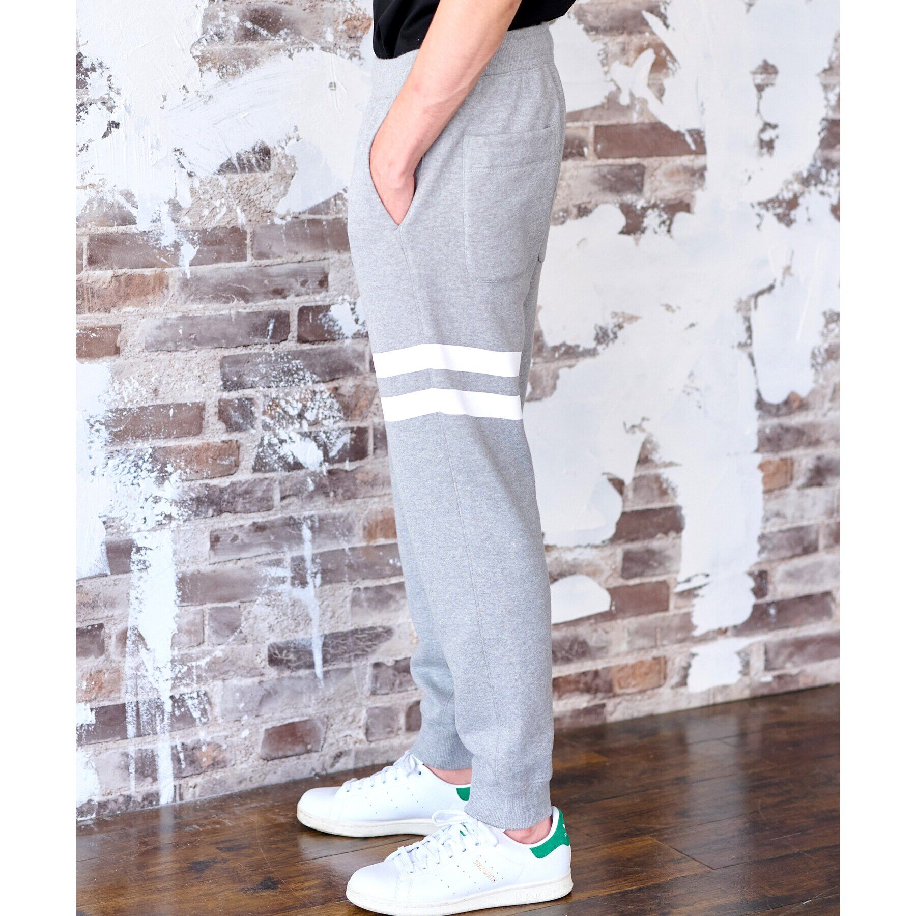 DRESSTERIOR「【セットアップ可/Safari12月号｜Monomx11月号掲載】ツーライン 裏起毛スウェットパンツ」|その他|