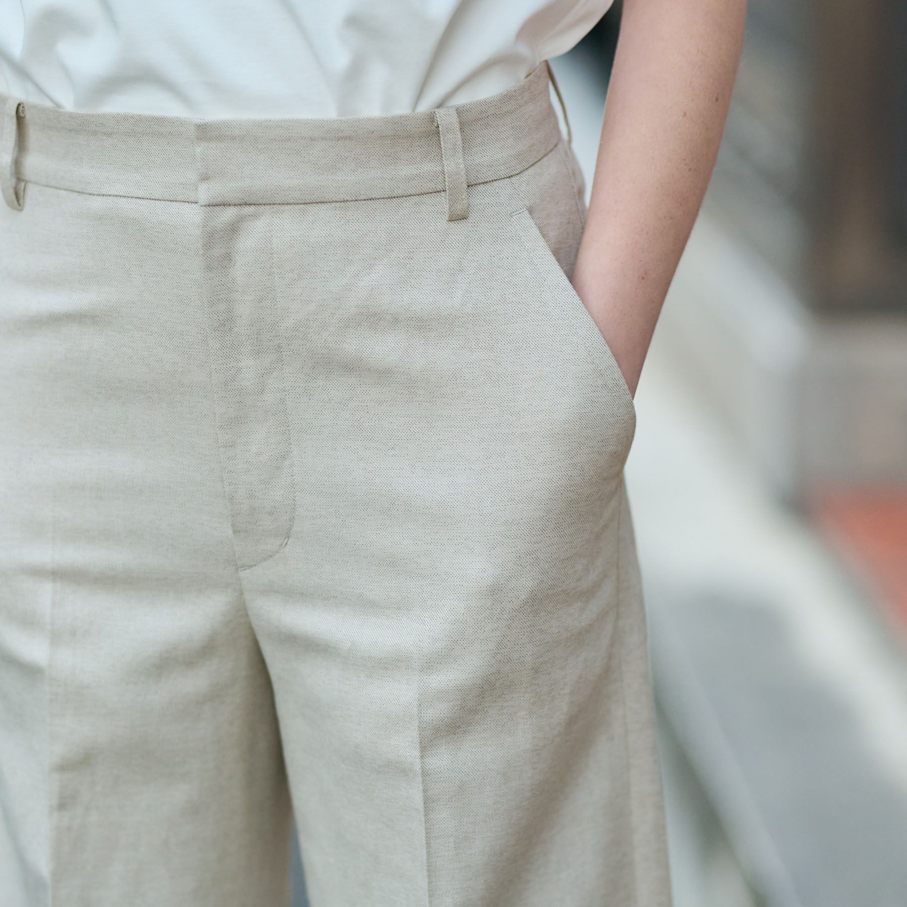 DRESSTERIOR「【美シルエット／洗える】リネンブレンドワイドパンツ」|その他|