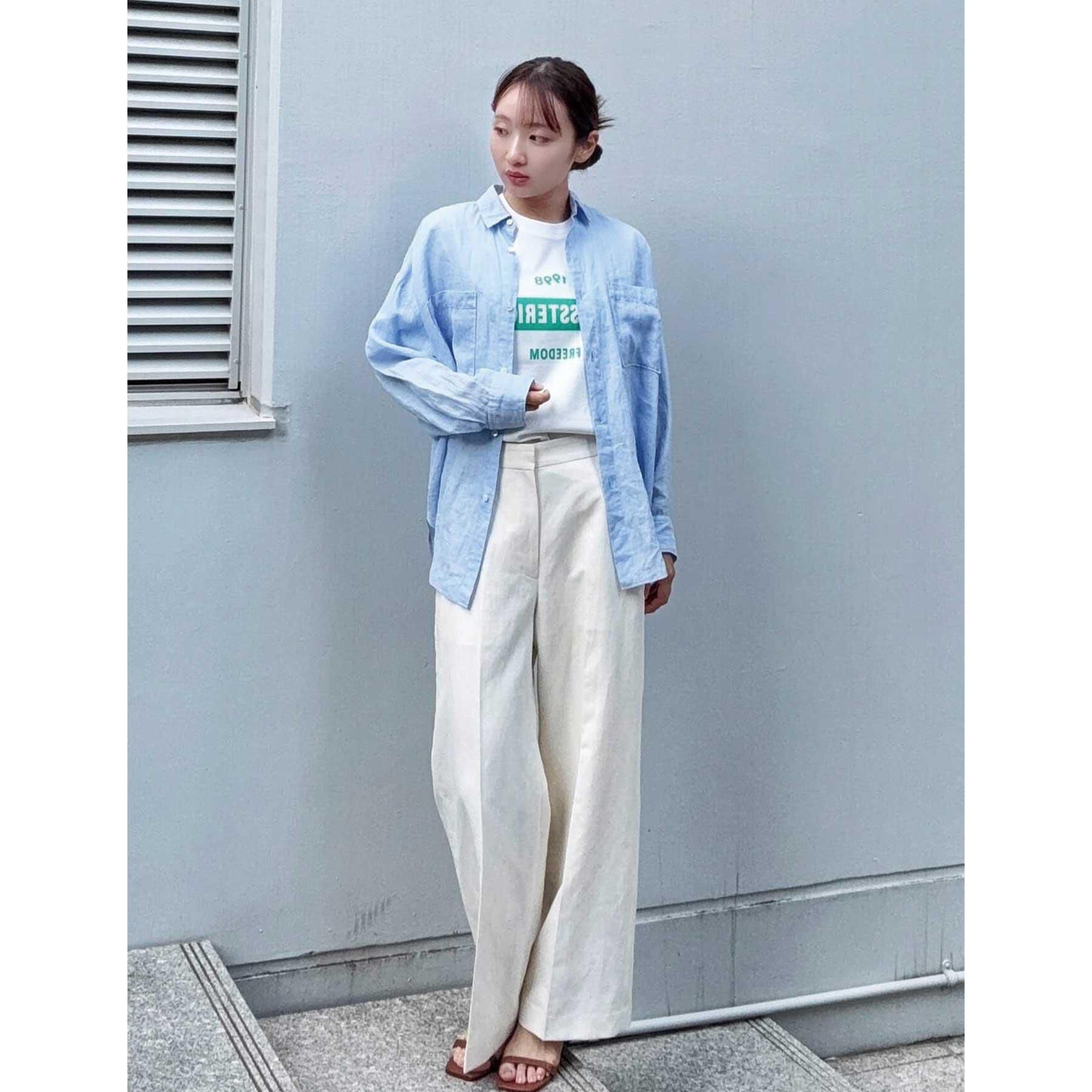 DRESSTERIOR「【美シルエット／洗える】リネンブレンドワイドパンツ」|その他|