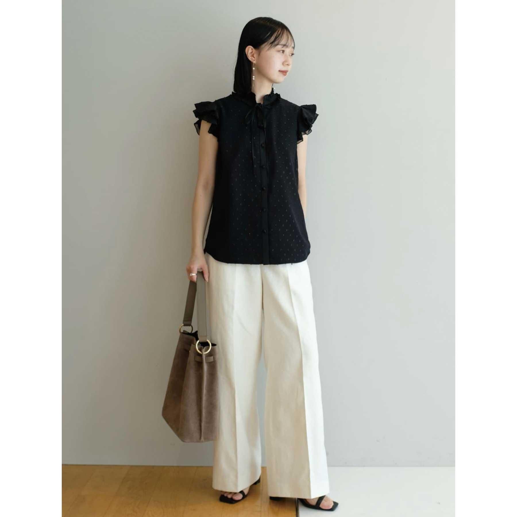 DRESSTERIOR「【美シルエット／洗える】リネンブレンドワイドパンツ」|その他|