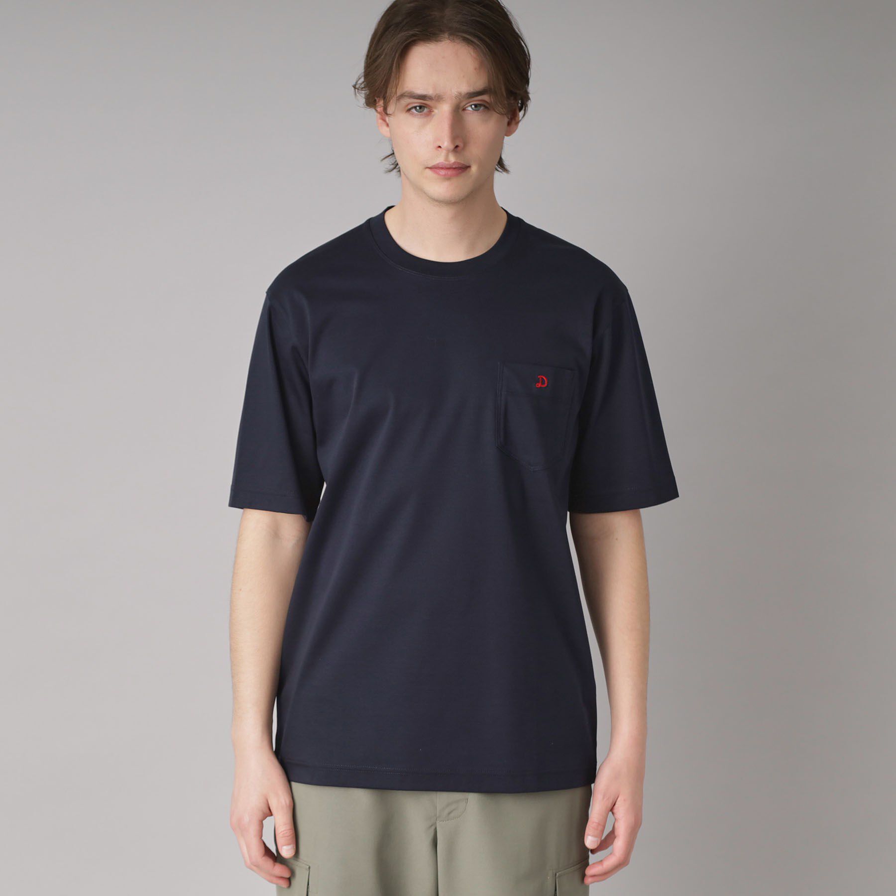 DRESSTERIOR「【接触冷感/抗菌防臭/消臭】ICE CLEAR COTTON ポケットTシャツ」|Tシャツ・カットソー|