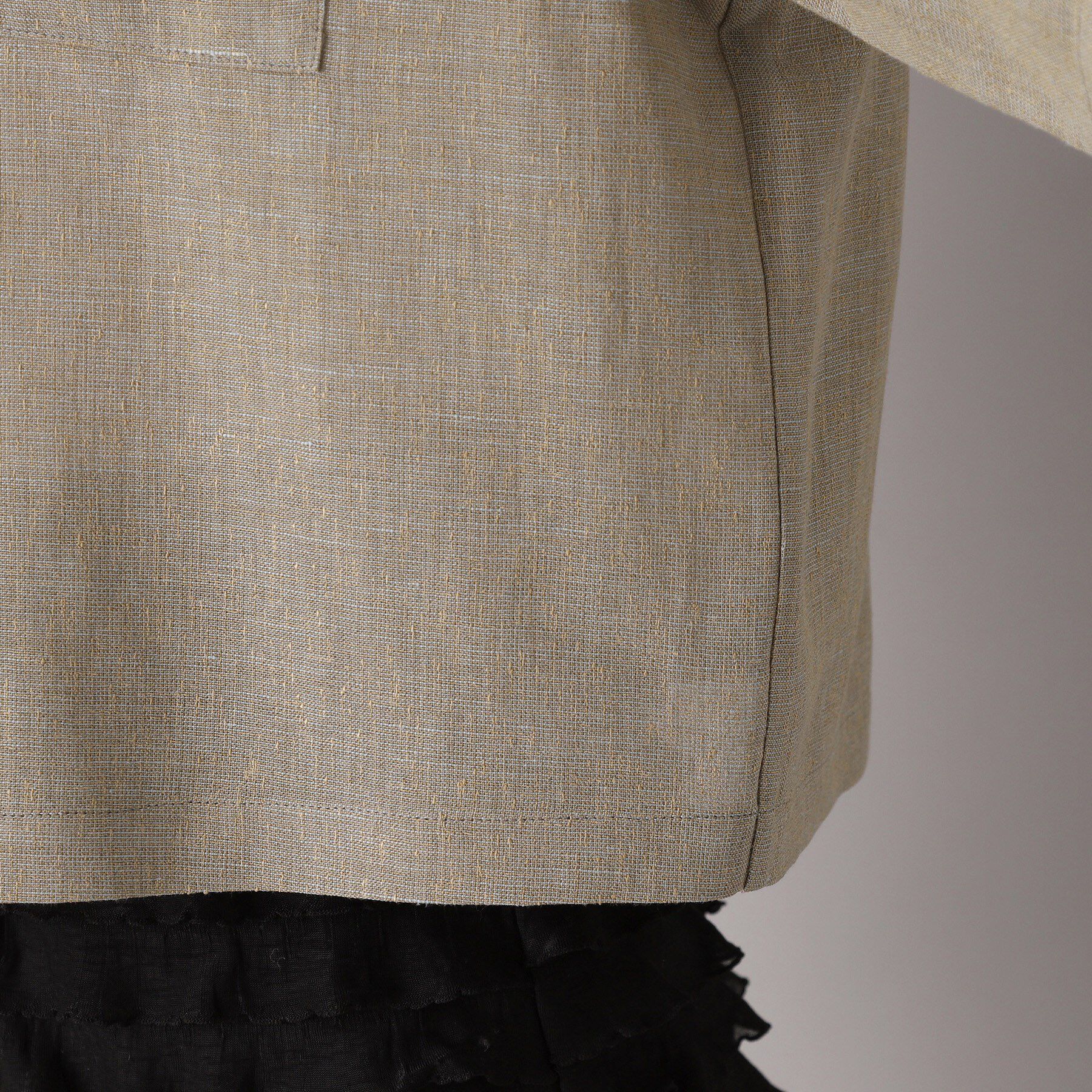 DRESSTERIOR「【トレンド/清涼感】ハーフスリーブクロップドシャツ」|シャツ・ブラウス|