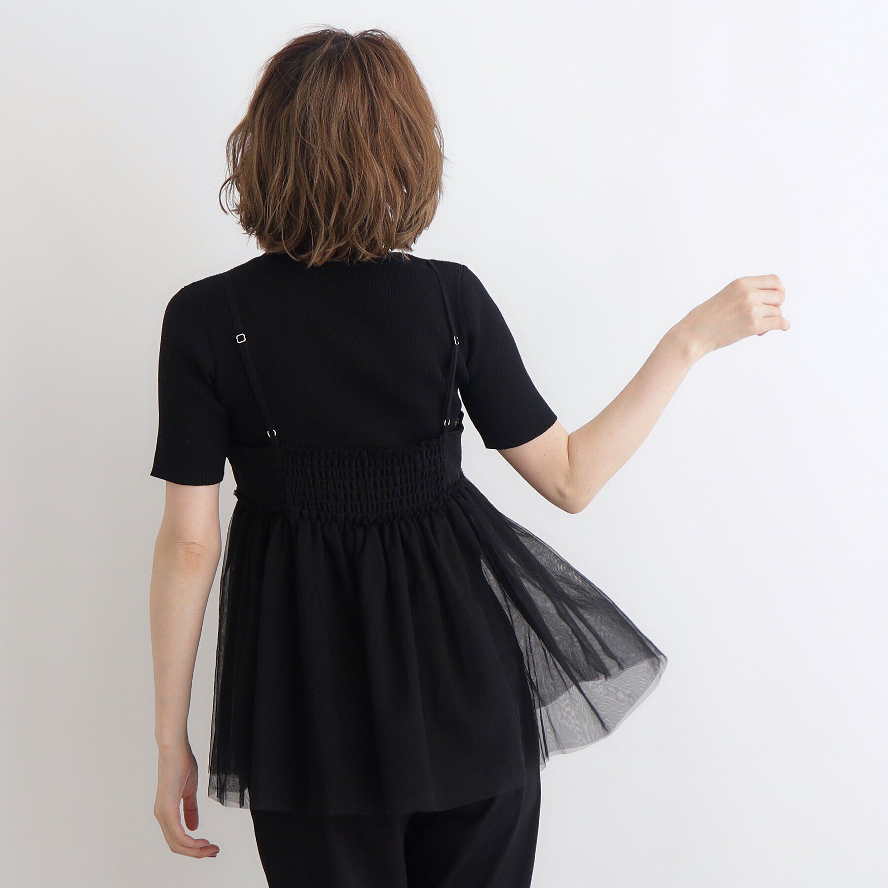 grove「チュールキャミ&times;リブニットセット」|その他|