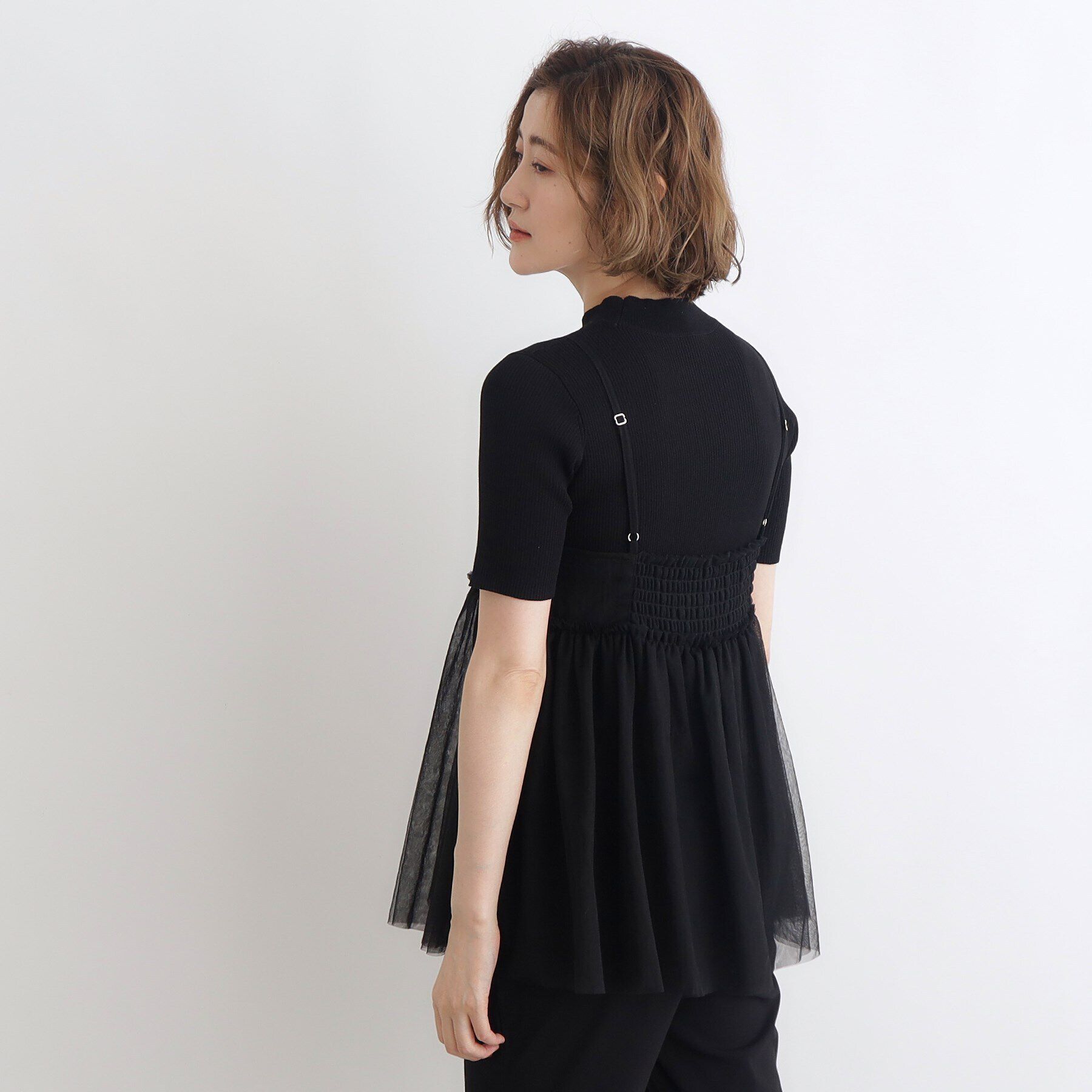 grove「チュールキャミ&times;リブニットセット」|その他|