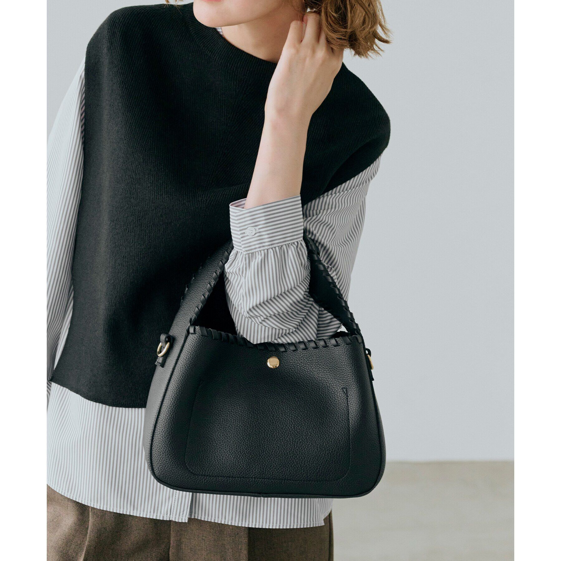 grove「ガガリ2WAYワンショルダー」|ショルダー・メッセンジャー|ブラック(019)