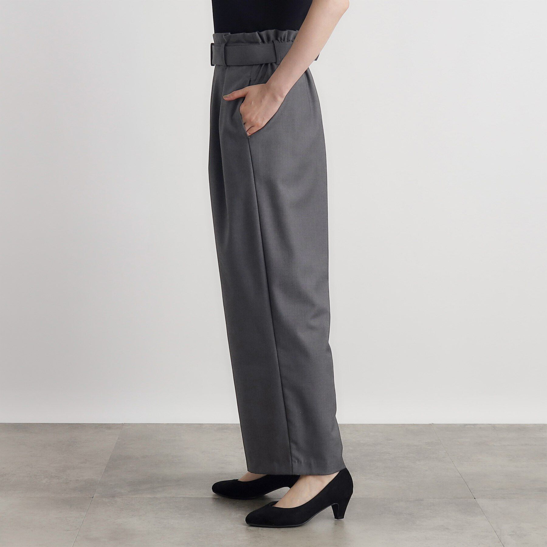 grove「くるみバックルワイドパンツ」|その他|