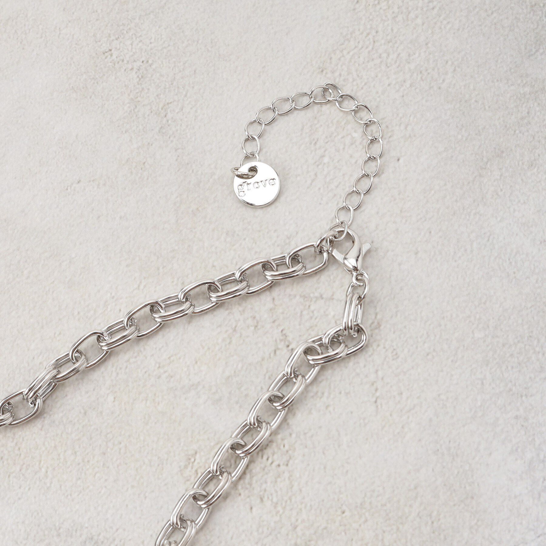 grove「アクセントチェーンショートネックレス」|ネックレス|