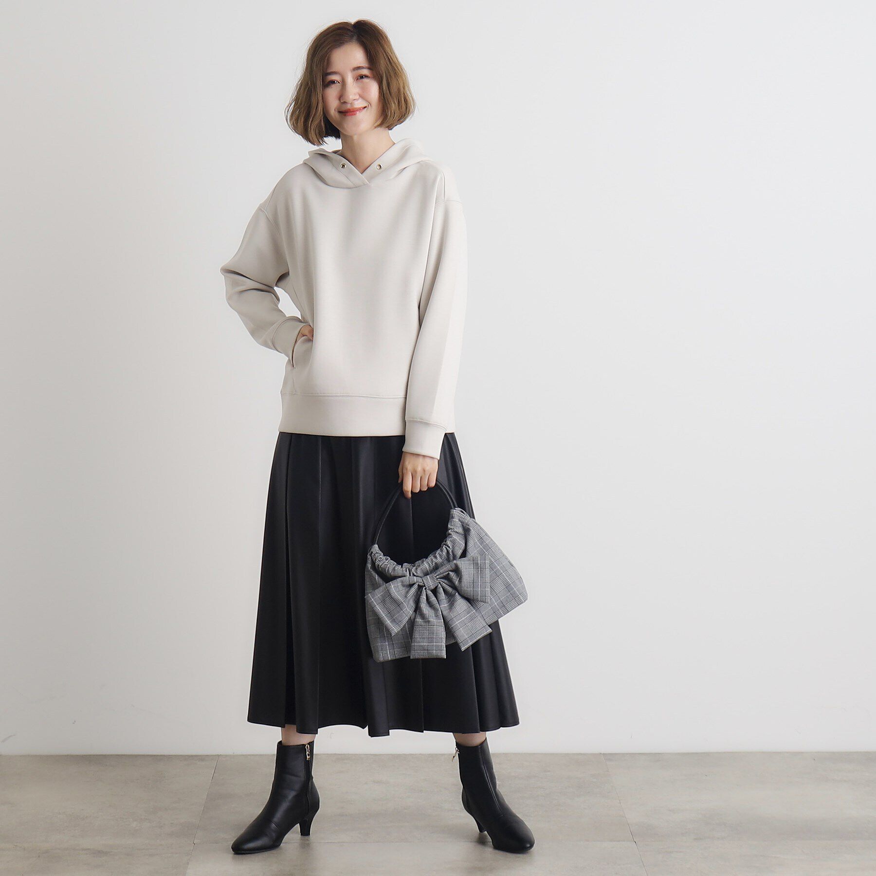 grove「リボンギャザートート」|トートバッグ|