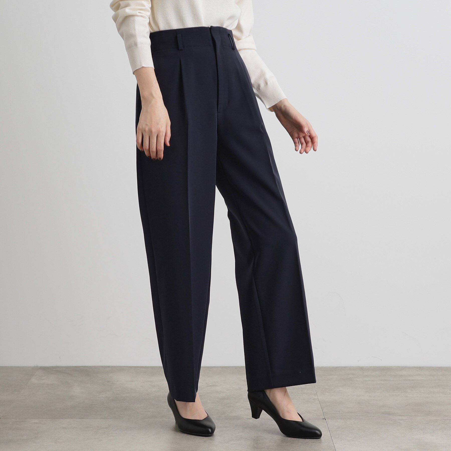 grove「【洗える】しなやかストレッチワイドパンツ」|その他|