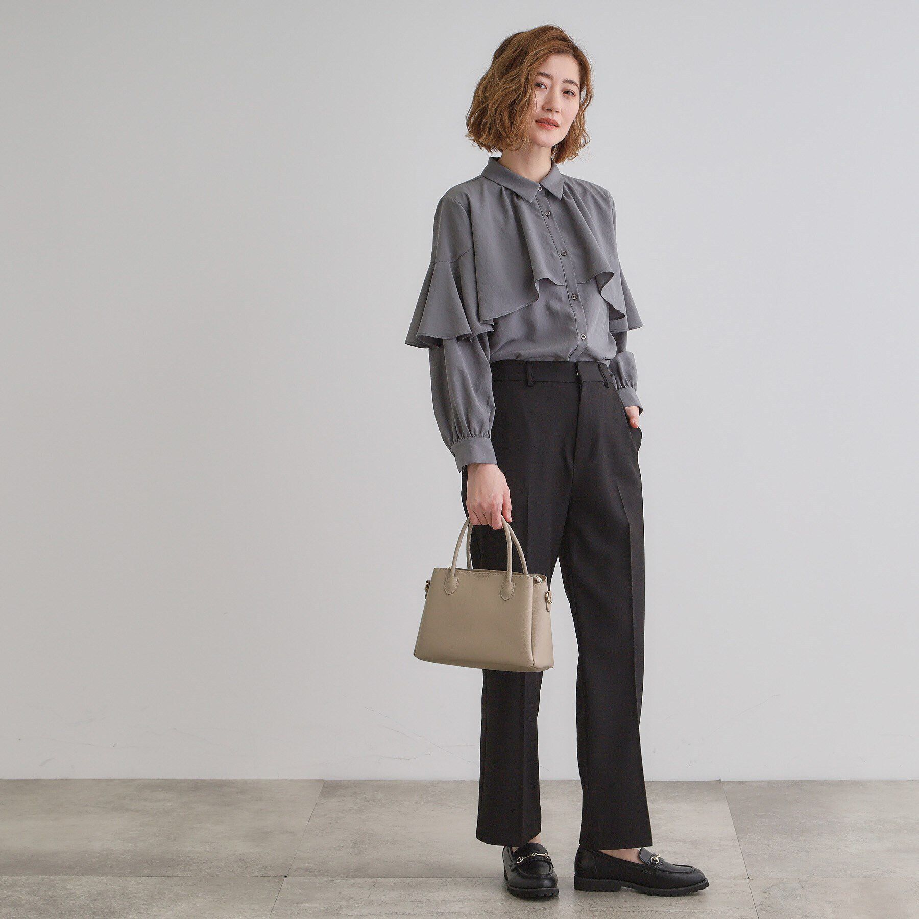 grove「【人間工学・軽量】ロープハンドル2WAYトート」|トートバッグ|