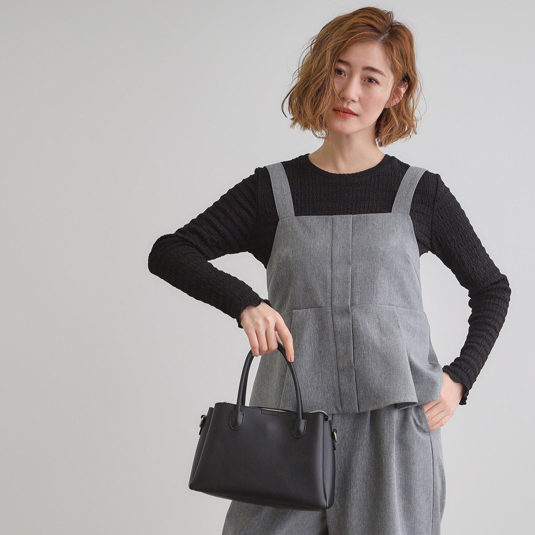 grove「【人間工学・軽量】ロープハンドル2WAYトート」|トートバッグ|