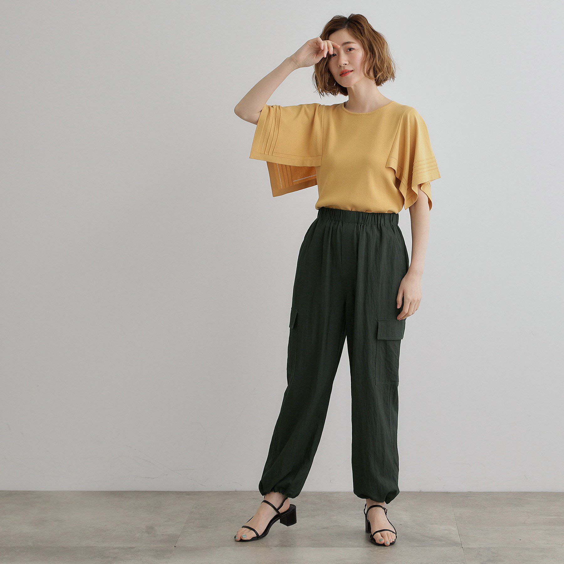 grove「【ひんやり】2WAYツイルカーゴパンツ」|その他|