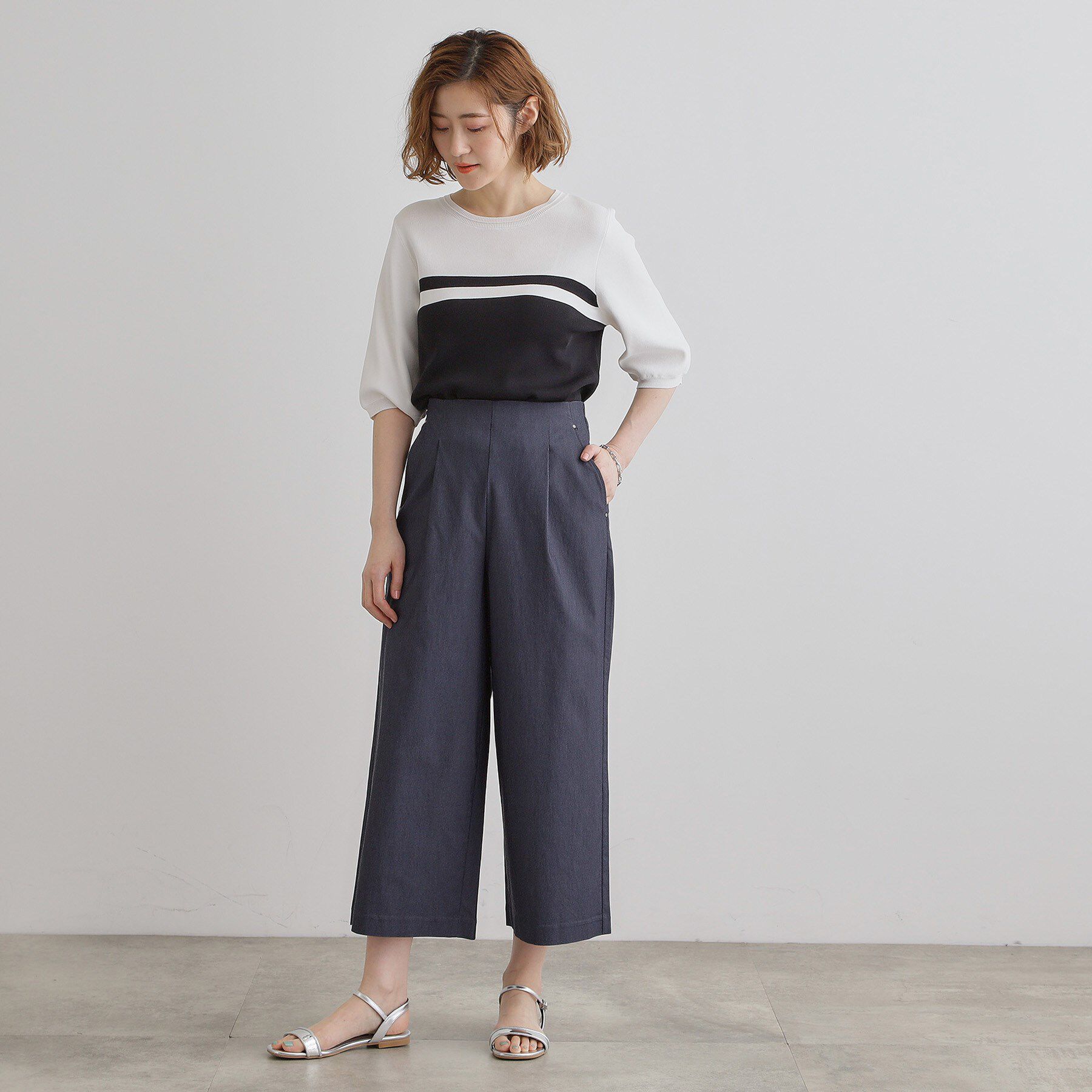 grove「【冷感】サマーハイパーストレッチワイドパンツ」|その他|