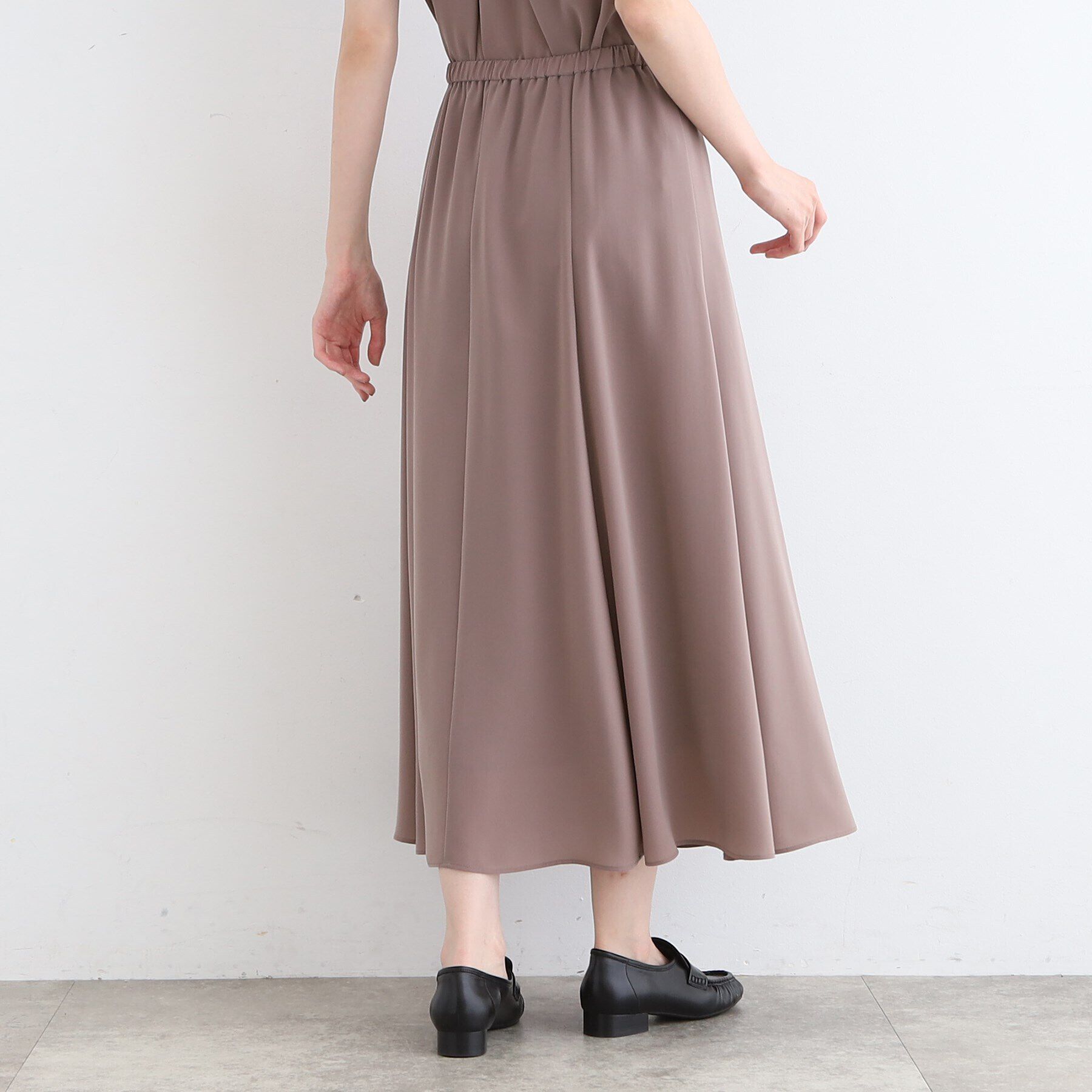 INDIVI「【洗える／SETUP可能】ニュアンスイージースカート」|スカート|