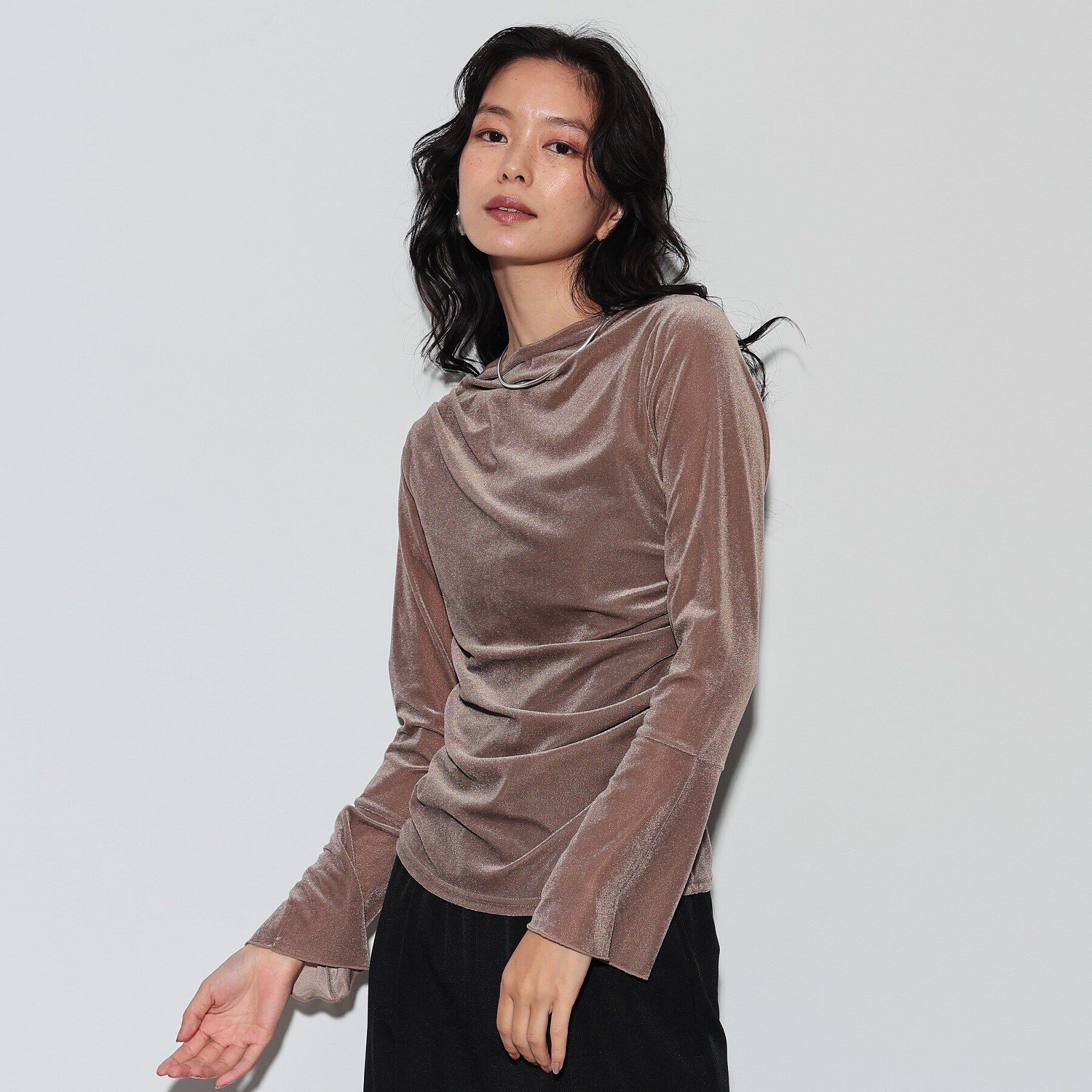 GALLEST「カシュクールベロア」|Tシャツ・カットソー|