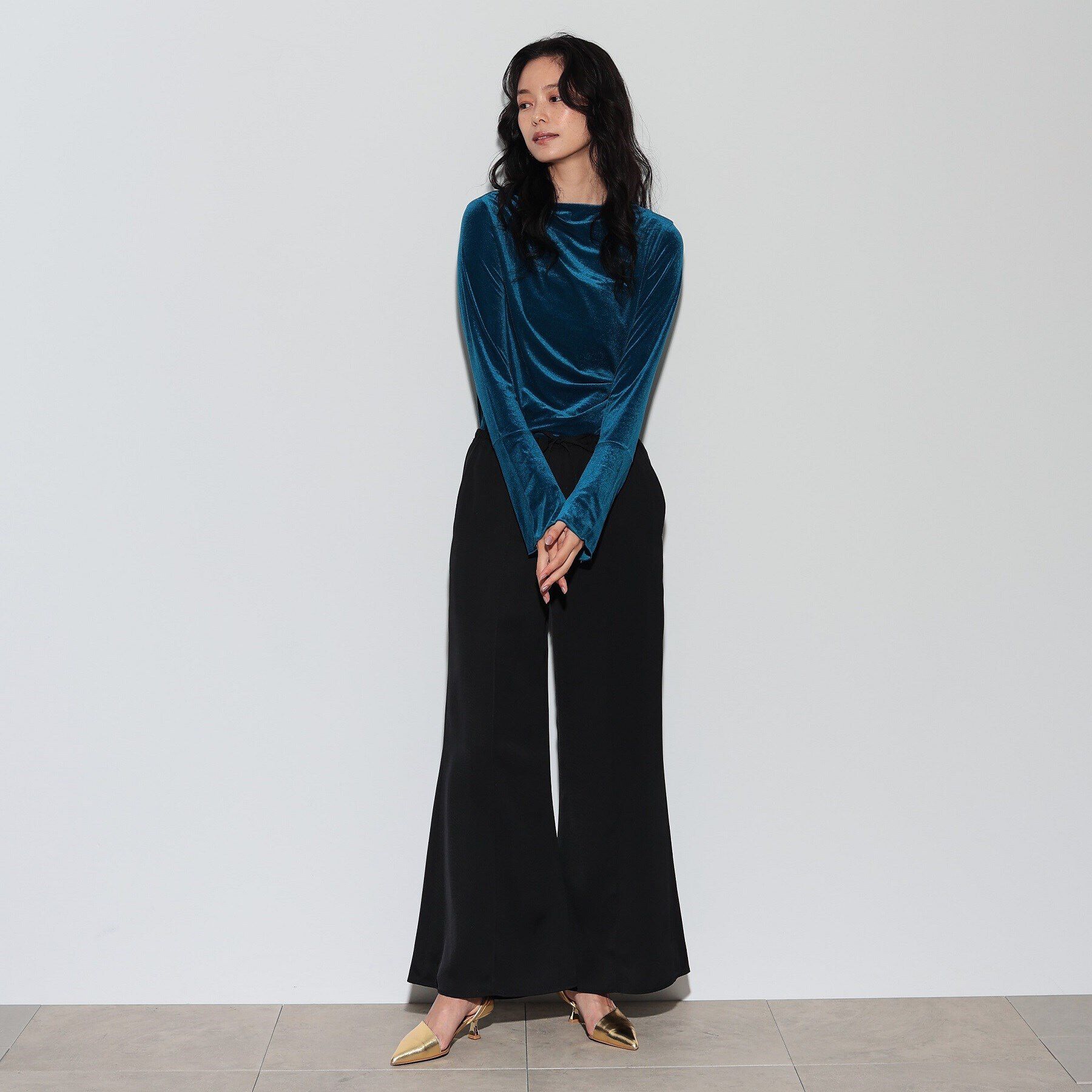 GALLEST「カシュクールベロア」|Tシャツ・カットソー|