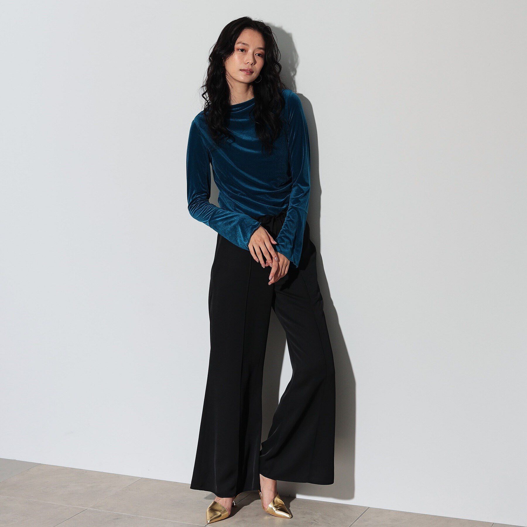 GALLEST「カシュクールベロア」|Tシャツ・カットソー|