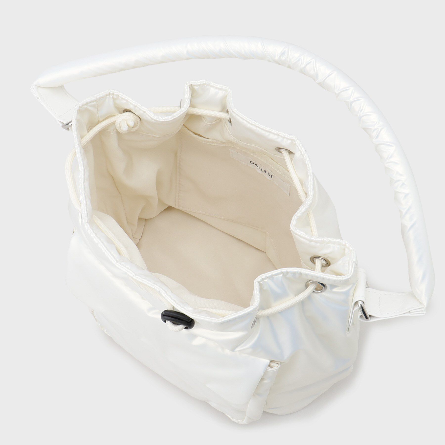 GALLEST「パール調巾着」|ハンドバッグ|