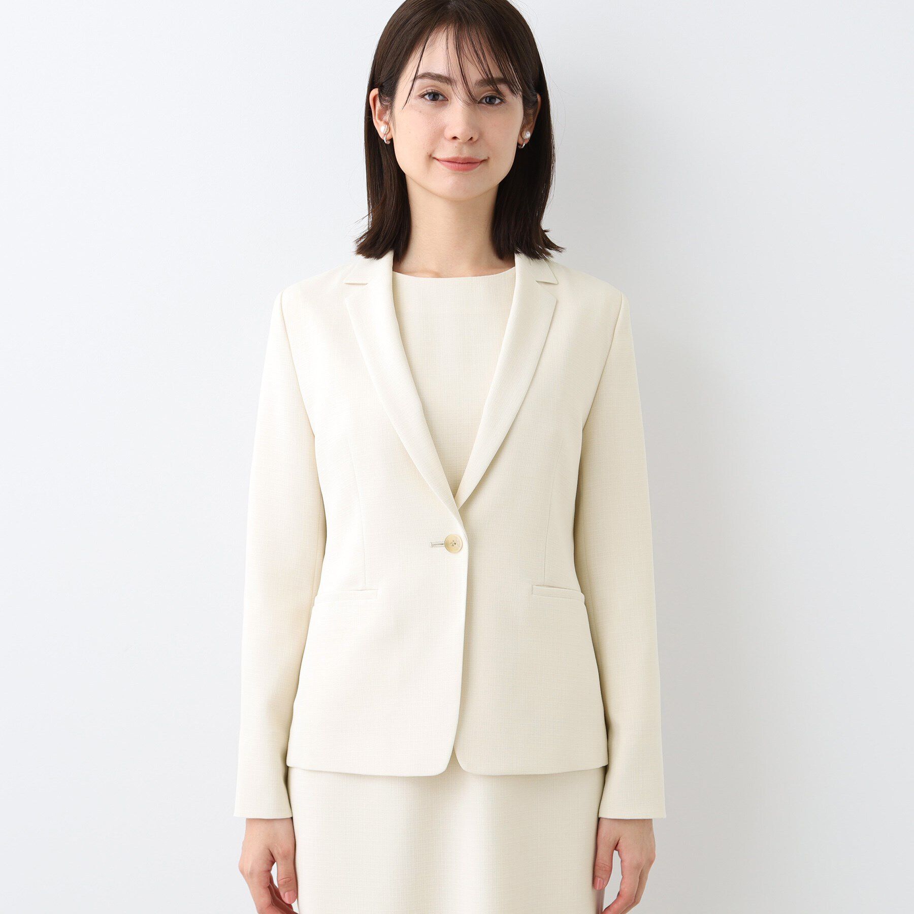 INDIVI「【洗える／スーツ】テーラードカラージャケット」|スーツ|