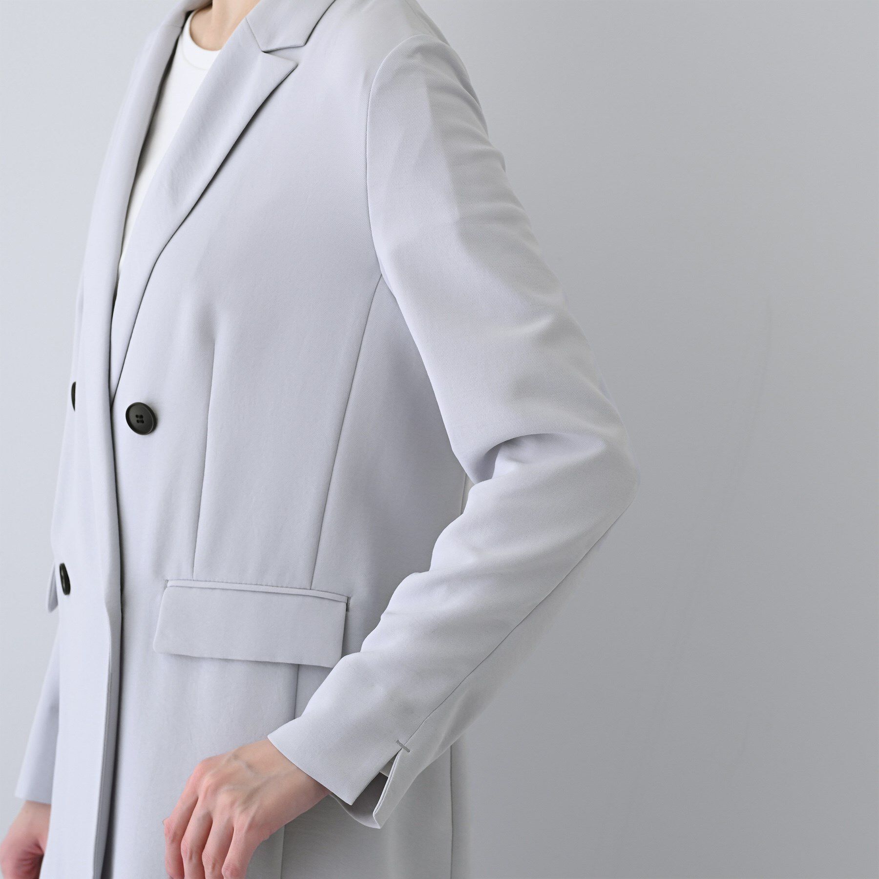 INDIVI「【着る日傘/遮熱/UVケア】ダブルジャケット」|スーツ|