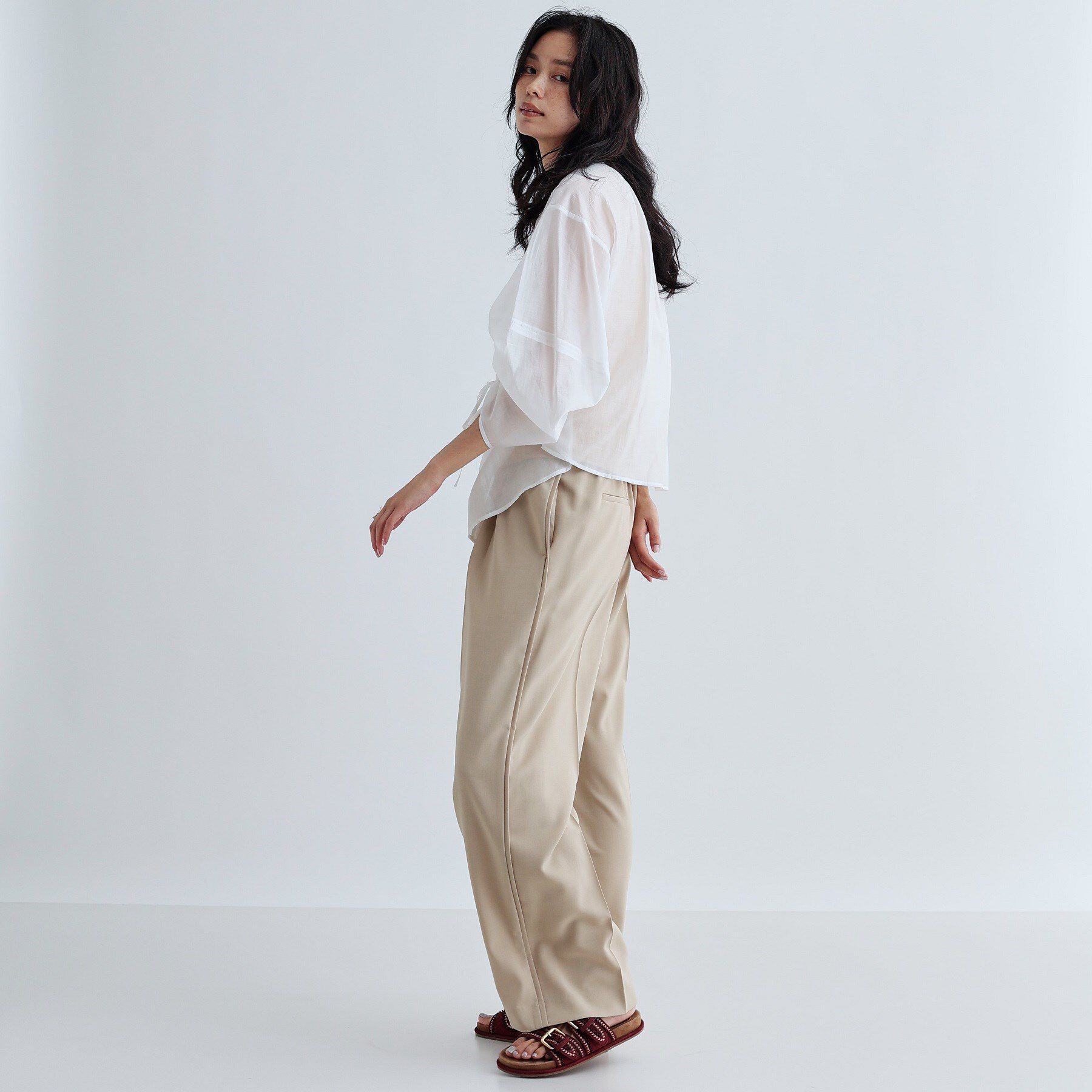 GALLEST「【セットアップ対応】イージーストレートワイドパンツ【カセット服／オケージョン／通勤】」|その他|