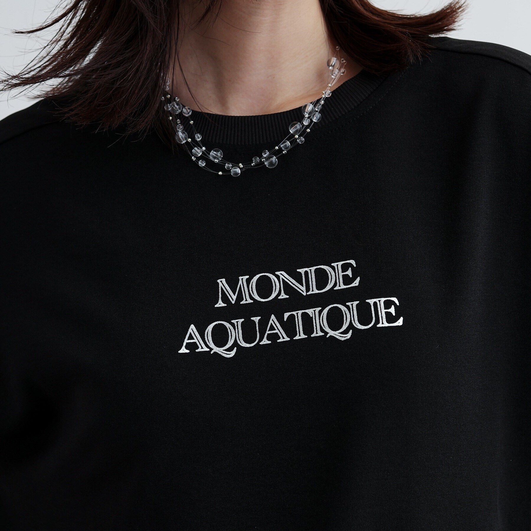 GALLEST「ジョーゼットロゴブラウスTシャツ」|シャツ・ブラウス|