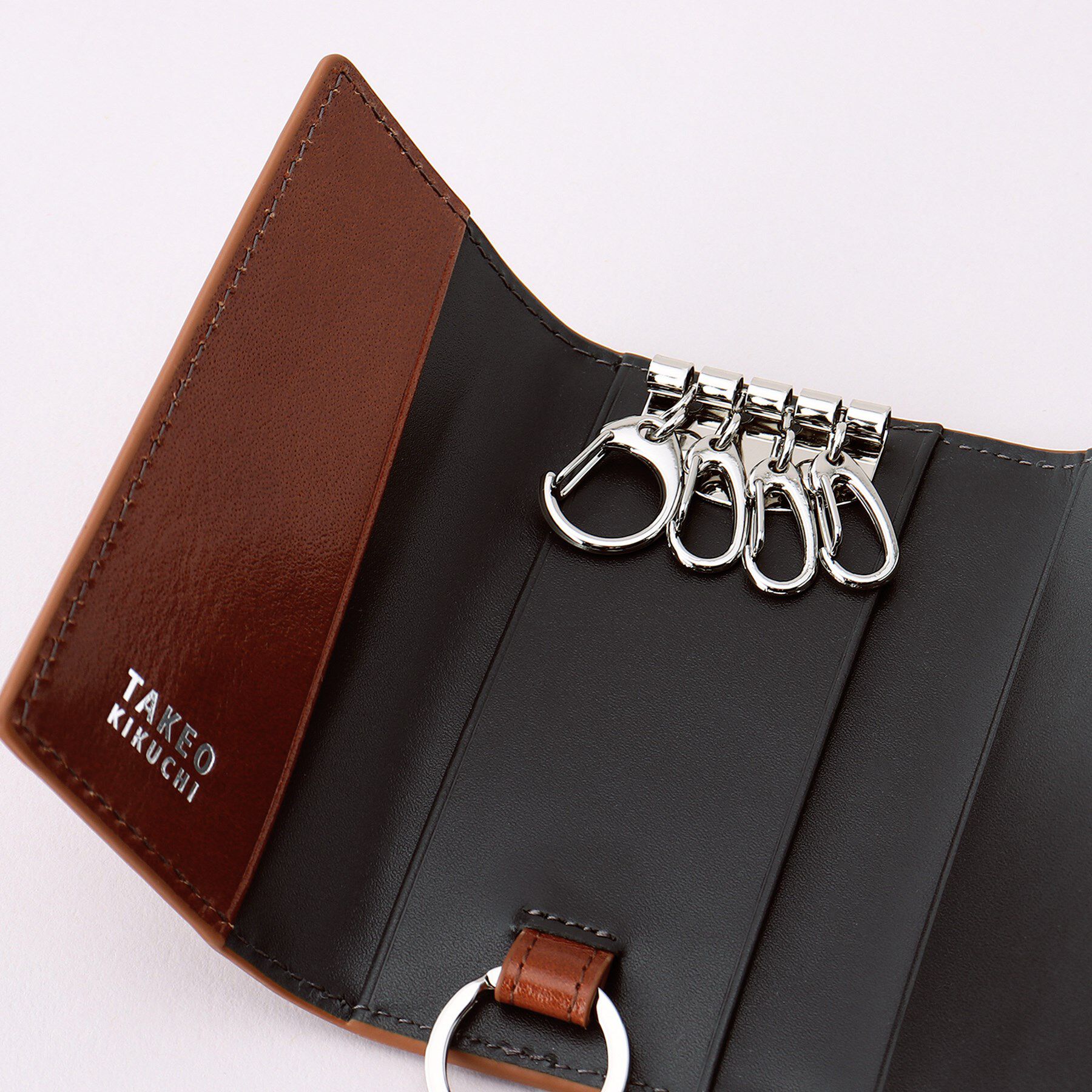TAKEO KIKUCHI「イタリアンレザー スマートキーケース」|キーケース|